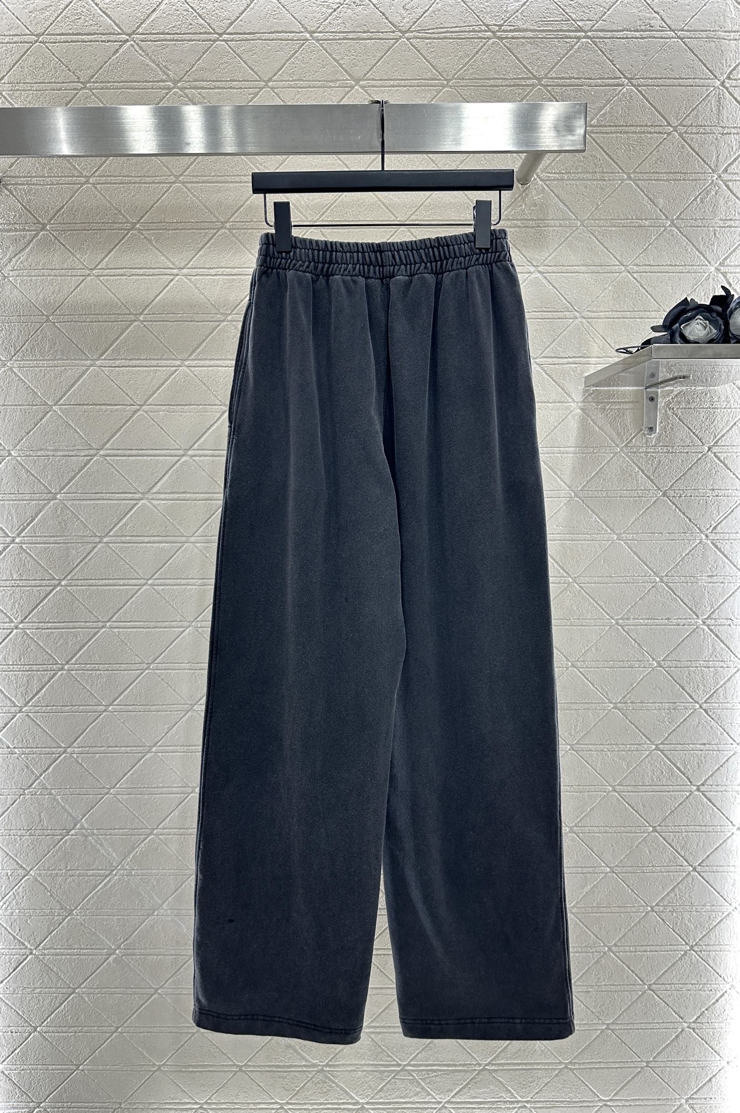 ♥Alexander wan*♥2025新品上架 半开襟套头卫衣长裤套装定制YB原生全棉材质，内里磨绒处