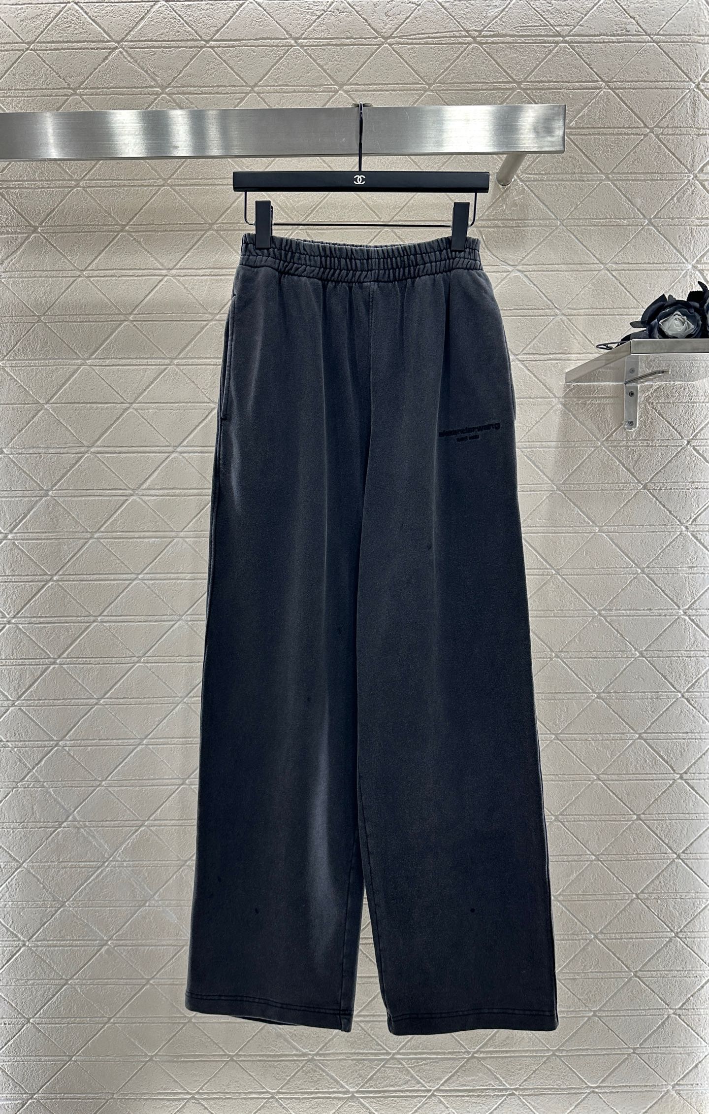 ♥Alexander wan*♥2025新品上架 半开襟套头卫衣长裤套装定制YB原生全棉材质，内里磨绒处