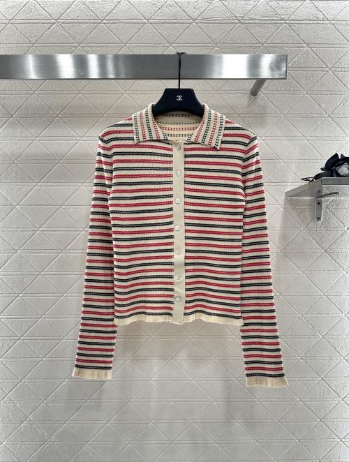 EENK Striped Knit Cardigan - Soft, Stylish, and Comfortable Women's Apparel 1 EENK Striped Knit Cardigan - Soft, Stylish, and Comfortable Women's Apparel