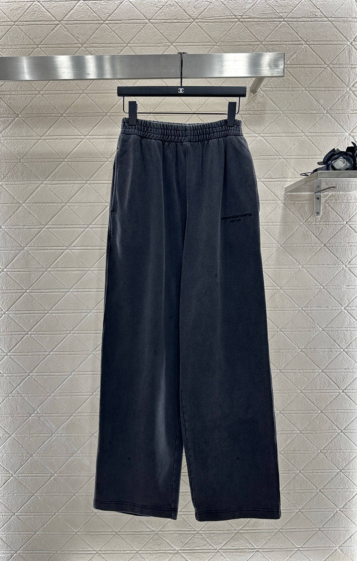 ♥Alexander wan*♥2025新品上架 半开襟套头卫衣长裤套装定制YB原生全棉材质，内里磨绒处