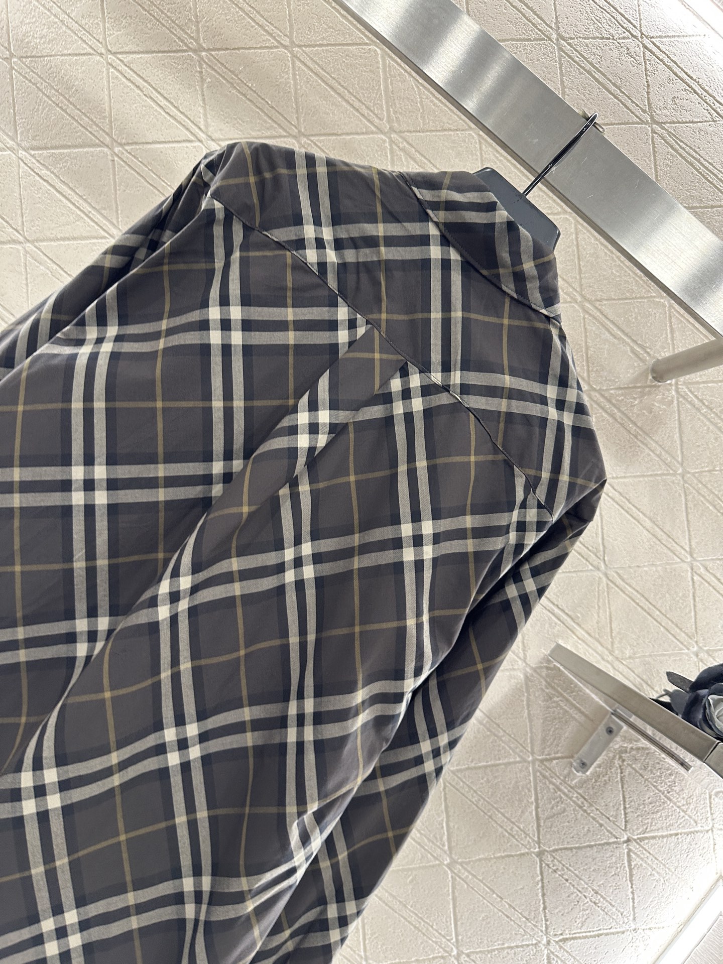 ♥BBR*♥2025新品上架 宽松廓形翻领格纹衬衫定制YB精梳全棉材质，质感光泽，品相高级，廓形Over