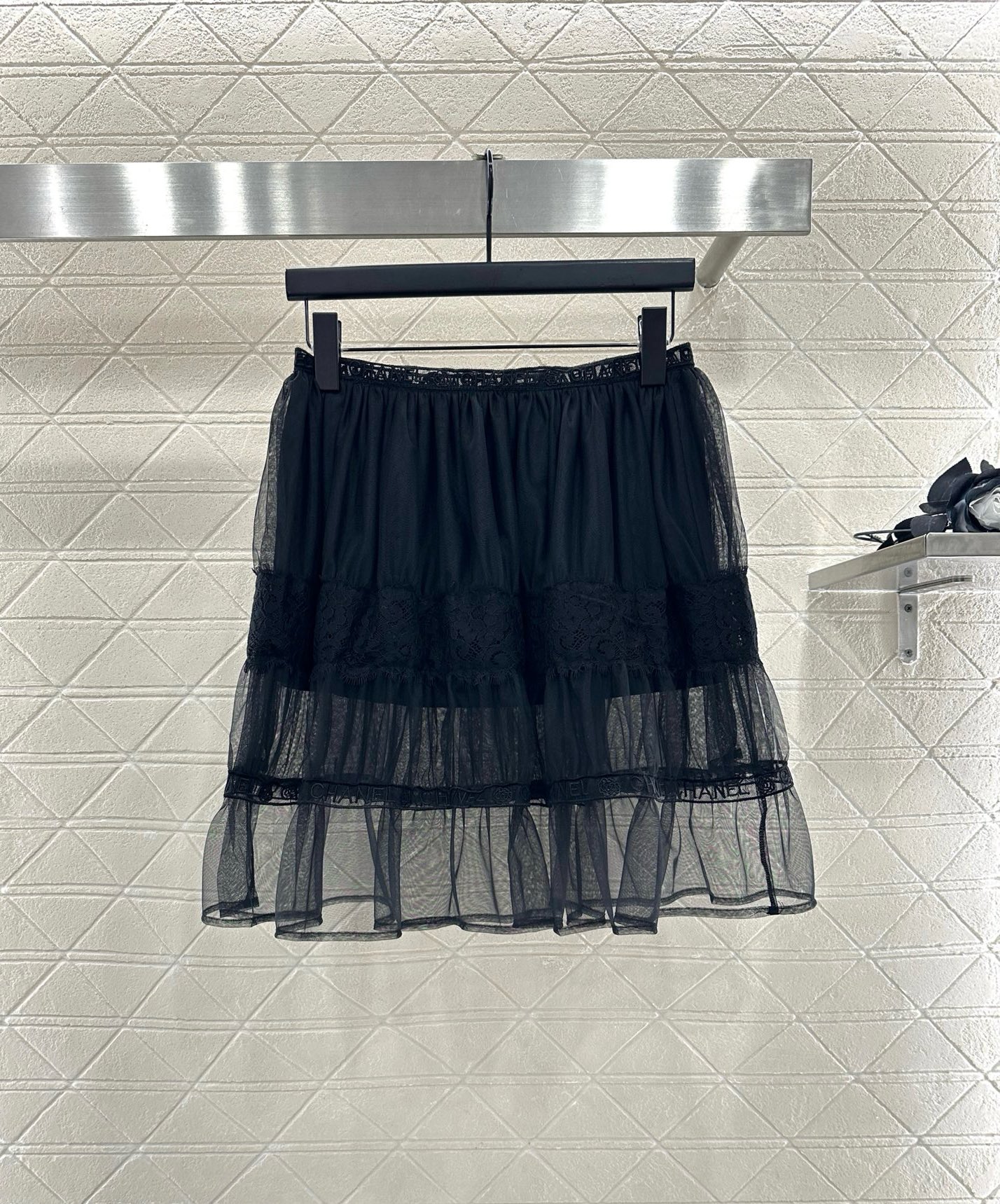 ♥Chane*♥2025新品上架 高腰双层透明蛋糕纱裙定制YB进口网纱材质，飘逸动人，亲肤透气，双层微透