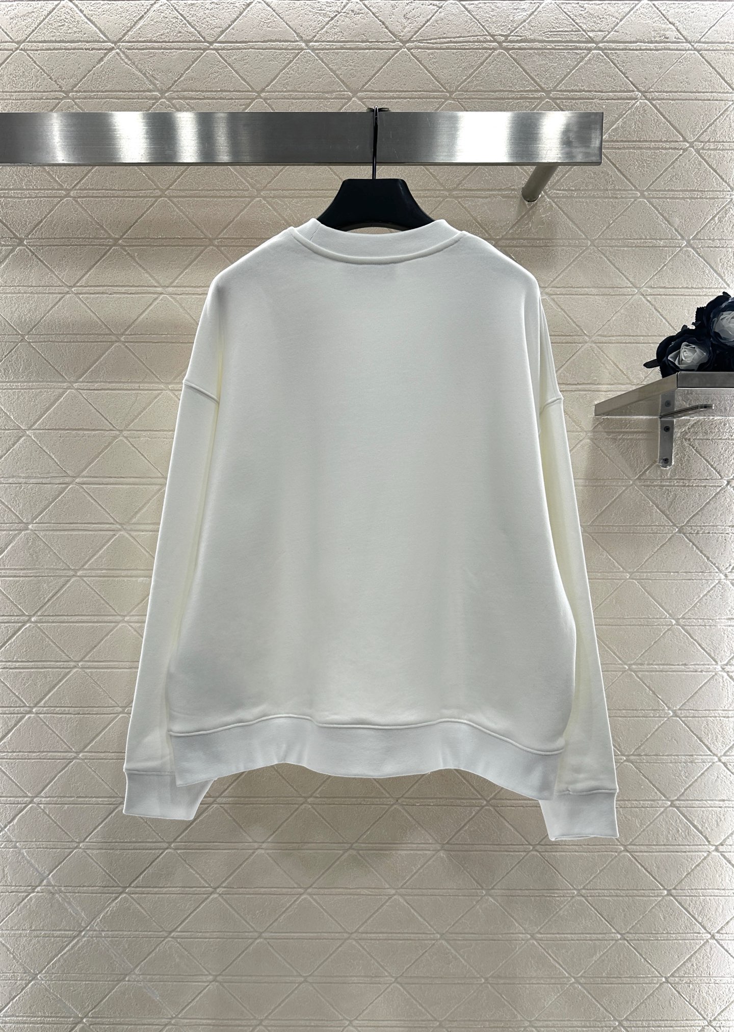 ♥Gucc*♥2025新品上架 圆领立体徽标卫衣定制YB原生全棉材质，内里磨绒处理，保暖亲肤，久洗不易变