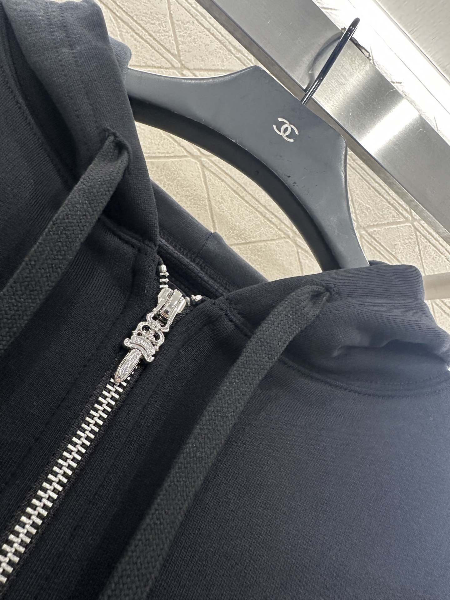 ♥Chrome hear*♥2025新品上架 连帽拉链卫衣外套定制YB原生全棉织造，舒适软糯，穿搭洋气，