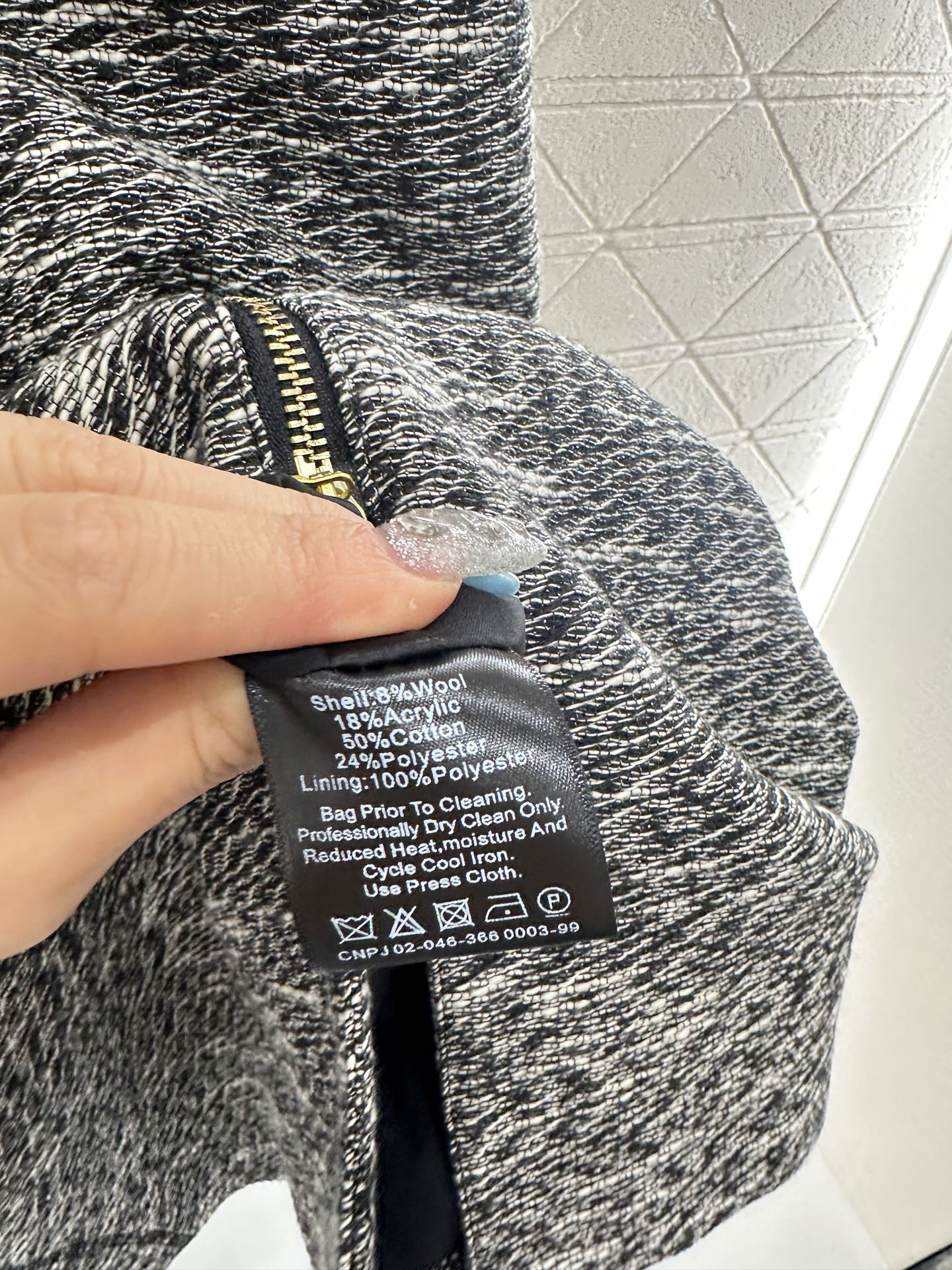 ♥Sch*♥2025新品上架 无袖立领长款拉链连衣裙定制YB精仿羊毛材质，质感品相绝佳，长款无袖拉链连衣