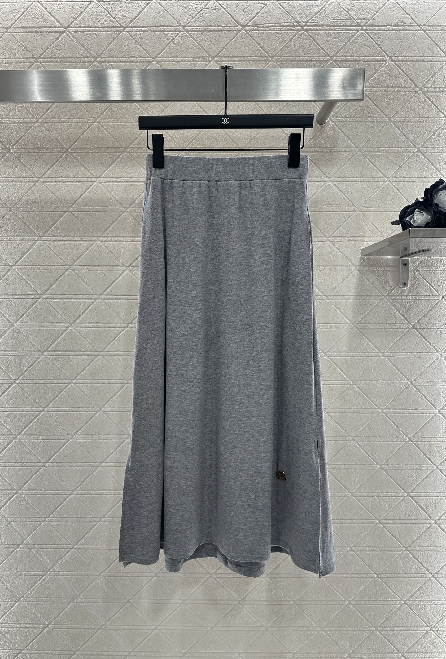 ♥ Miumi*♥2025新品上架 假两件圆领长袖半裙套装定制YB棉毛材质，亲肤透气，弹力十足，圆领假两