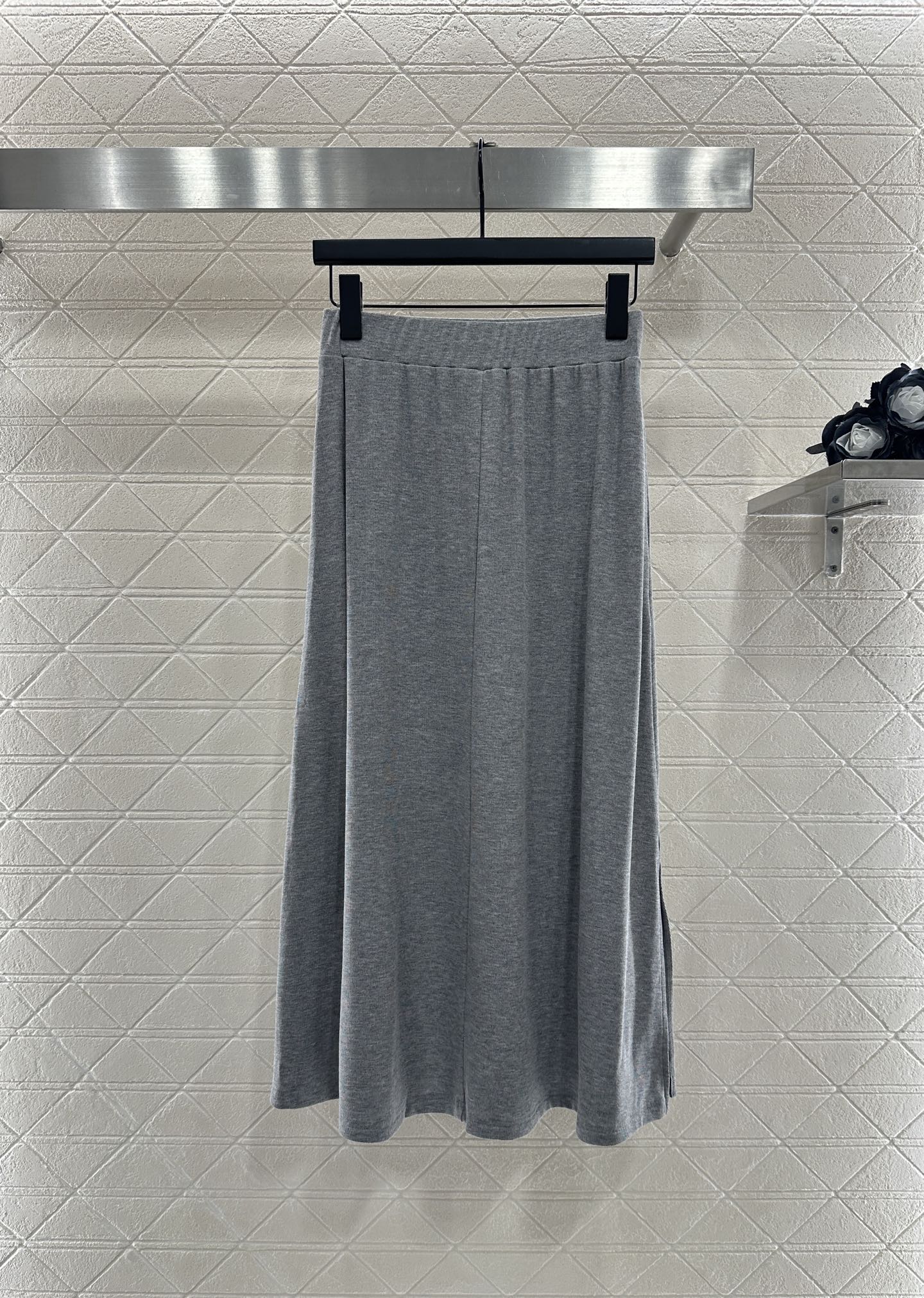 ♥ Miumi*♥2025新品上架 假两件圆领长袖半裙套装定制YB棉毛材质，亲肤透气，弹力十足，圆领假两