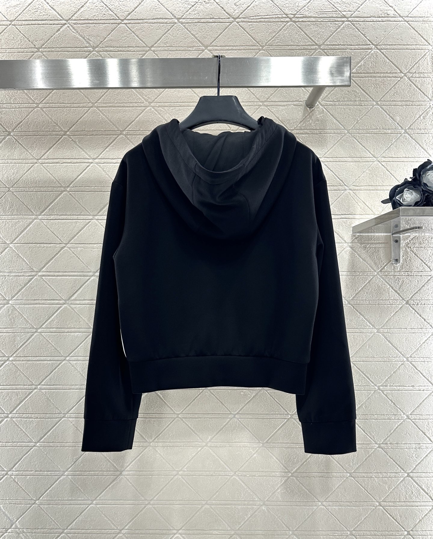 ♥Miumi*♥2025新品上架 连帽外套短裙套装定制YB进口人棉材质，舒适透气 挺括有型，连帽拉链外套