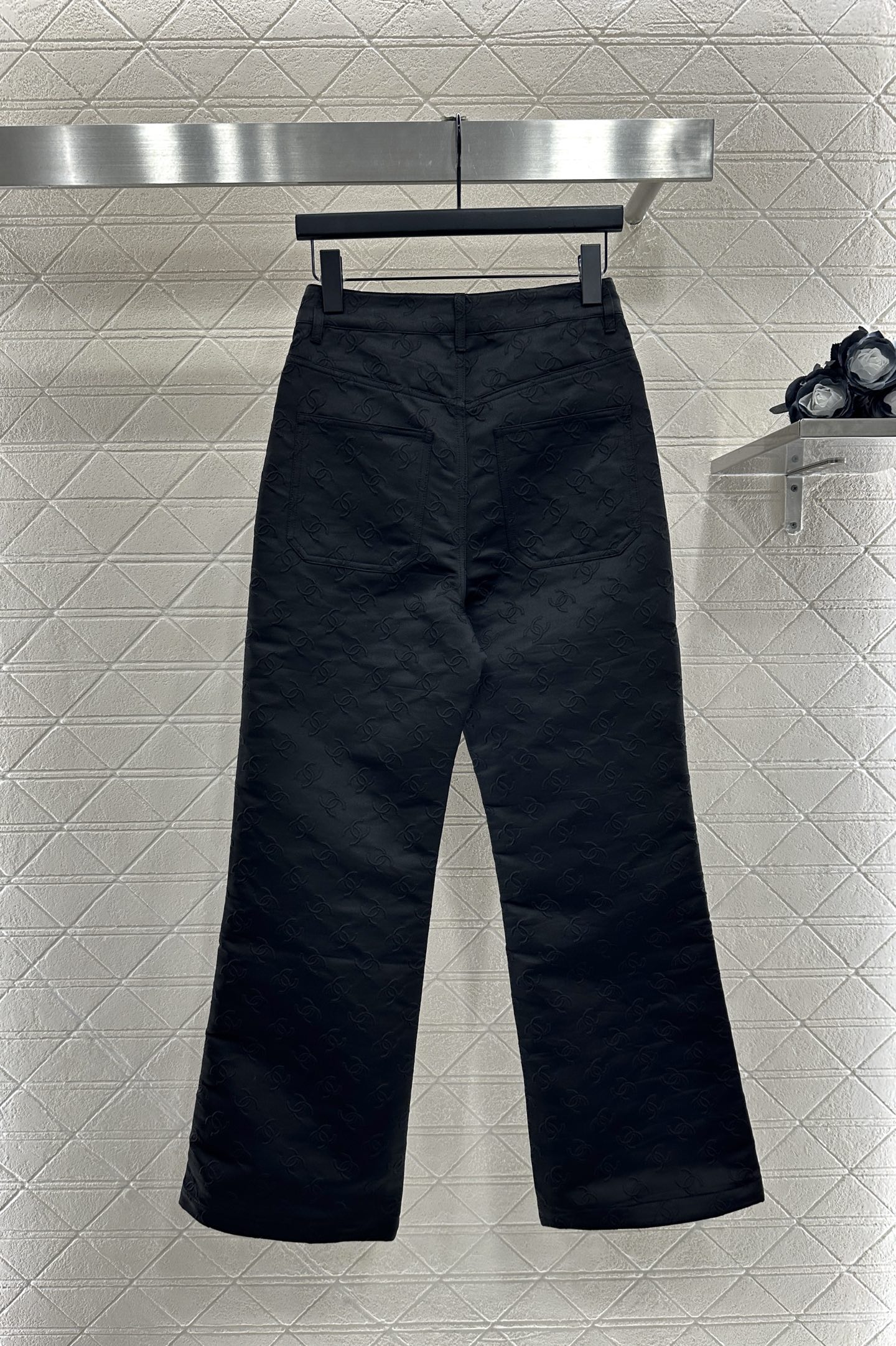 ♥Chane*♥2025新品上架 提花夹克外套长裤套装定制YB提花材质，质感高级，品相十足，通体双C满铺