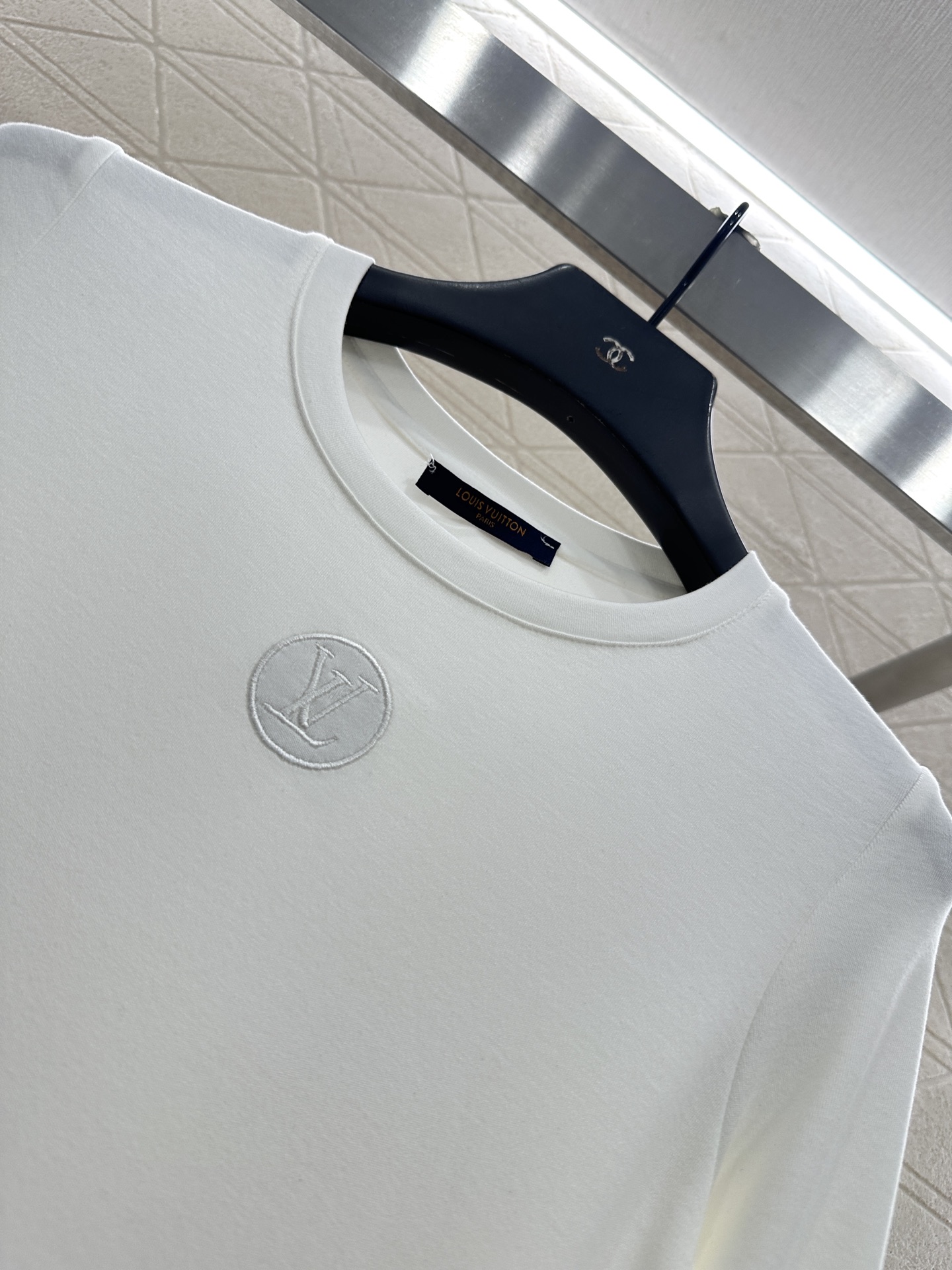 ♥Louis vuitto*♥2025新品上架 修身徽标打底连衣裙定制YB斜纹全棉材质，质感舒适，弹力十