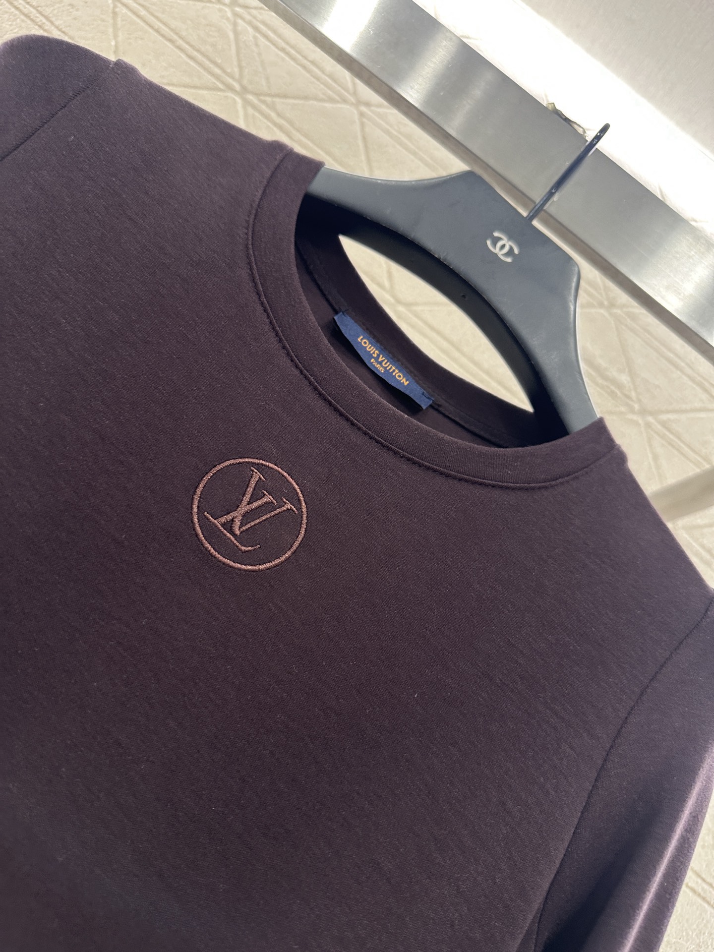 ♥Louis vuitto*♥2025新品上架 修身徽标打底连衣裙定制YB斜纹全棉材质，质感舒适，弹力十