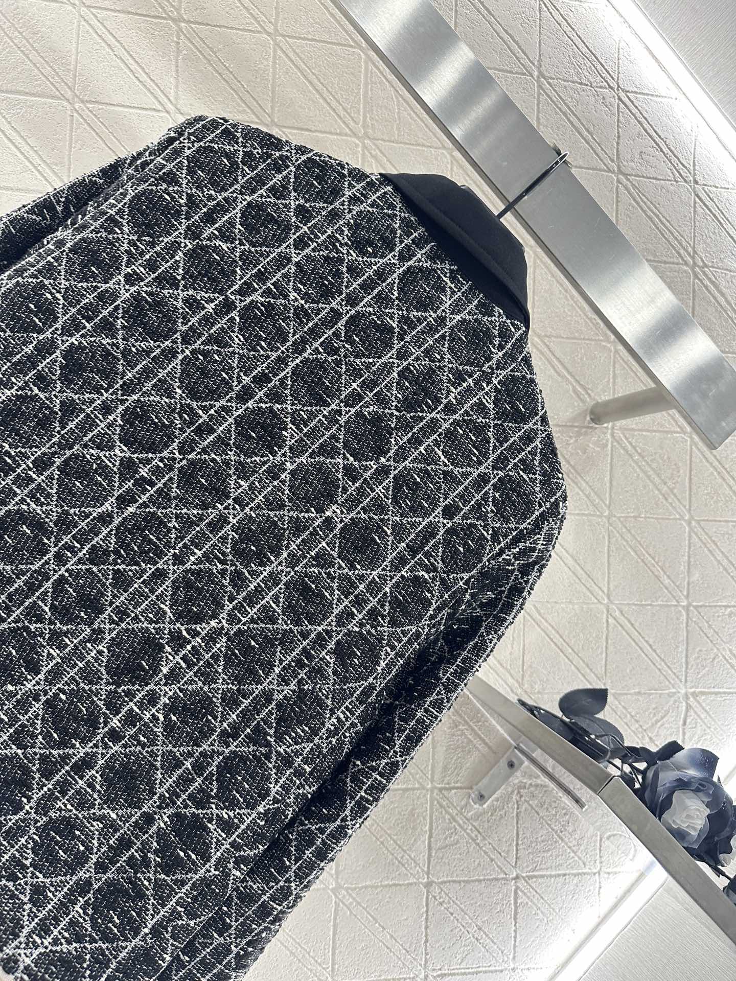 ♥Dio*♥2025新品上架 藤格纹提花衬衫外套定制YB棉纶提花材质，质感高级，品相十足，翻领衬衣版型，