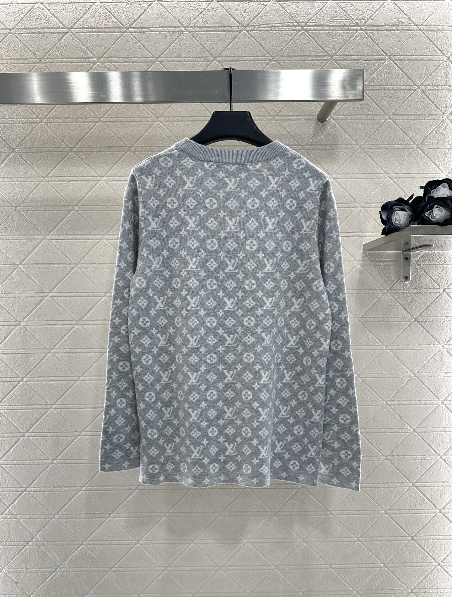 ♥Louis Vuitto*♥2025新品上架 提花宽松针织上衣定制YB羊毛纱线织造，质感高级舒适，套头