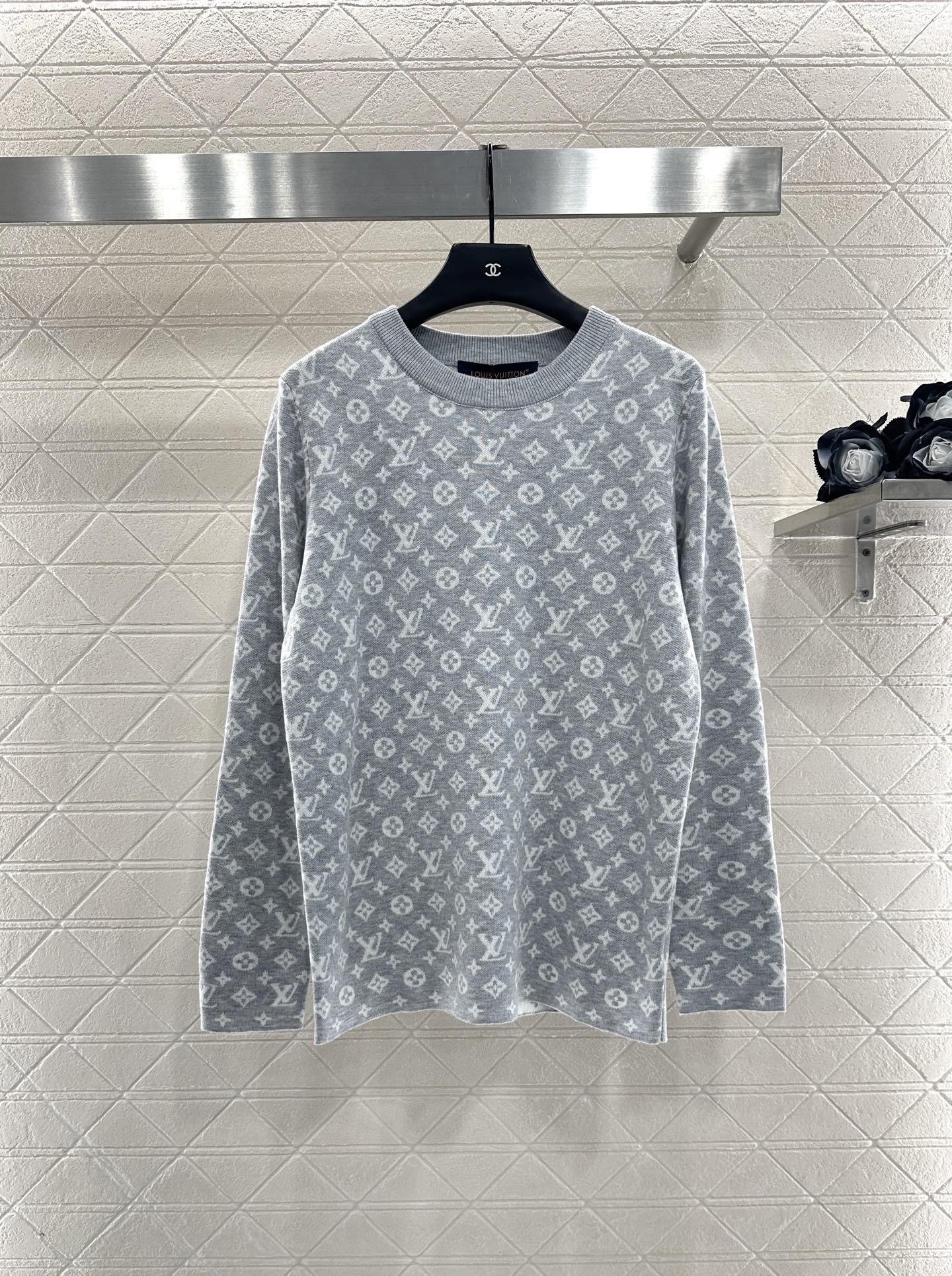 ♥Louis Vuitto*♥2025新品上架 提花宽松针织上衣定制YB羊毛纱线织造，质感高级舒适，套头