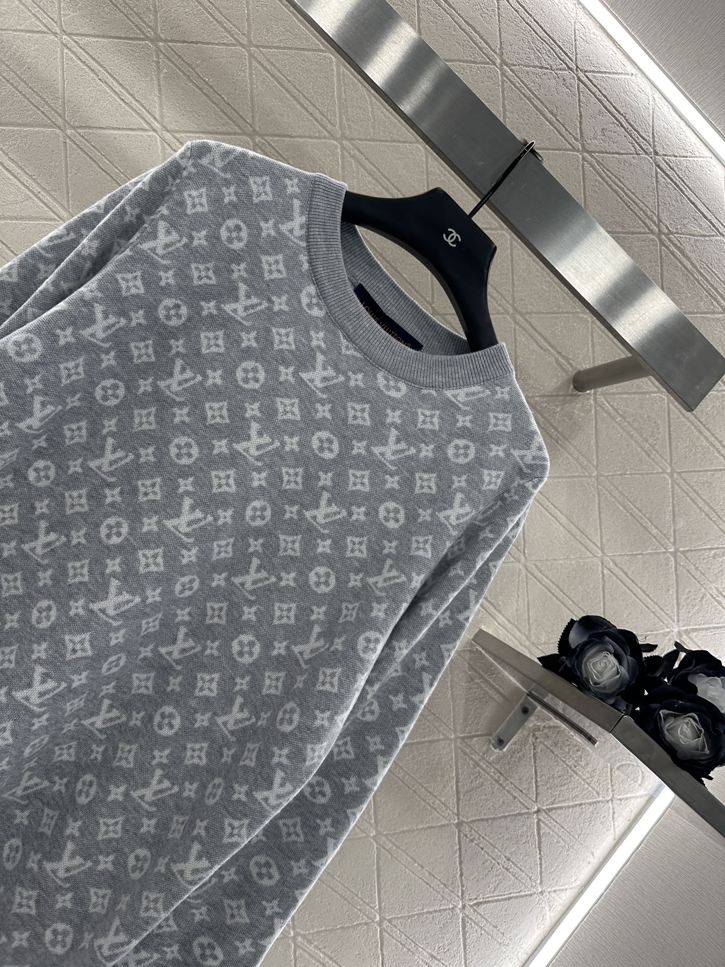 ♥Louis Vuitto*♥2025新品上架 提花宽松针织上衣定制YB羊毛纱线织造，质感高级舒适，套头