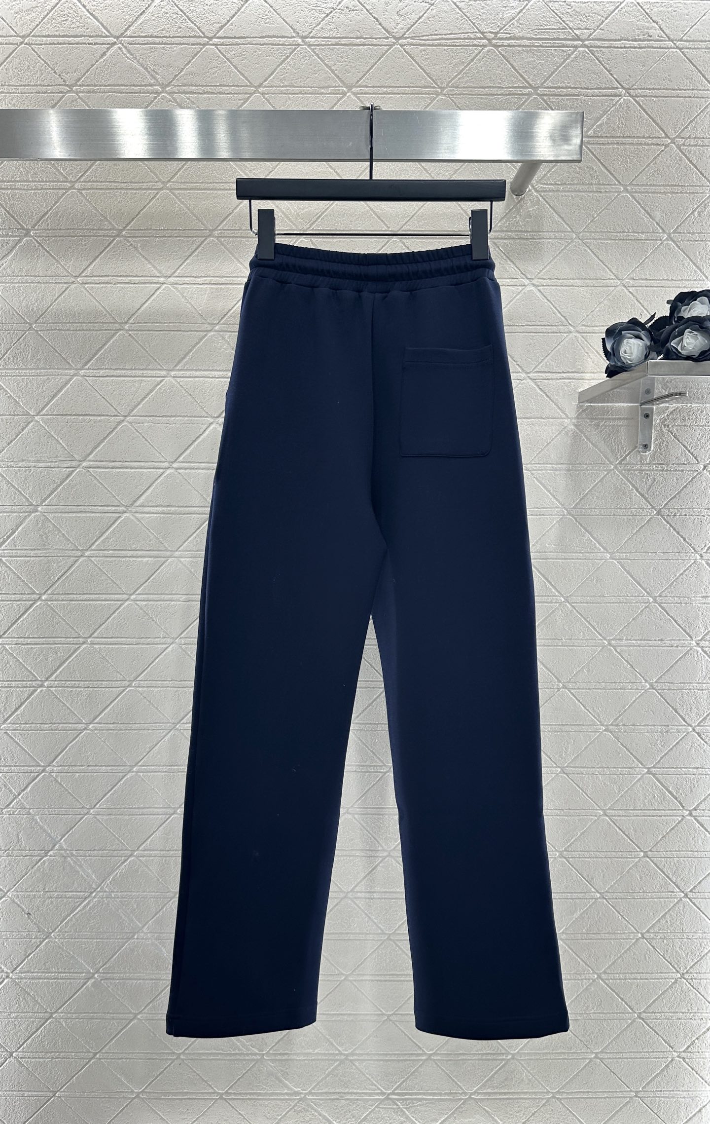 ♥Prad*♥2025新品上架 拉链翻领外套长裤套装定制YB斜纹全棉材质，质感光泽，品相高级，常规翻领外