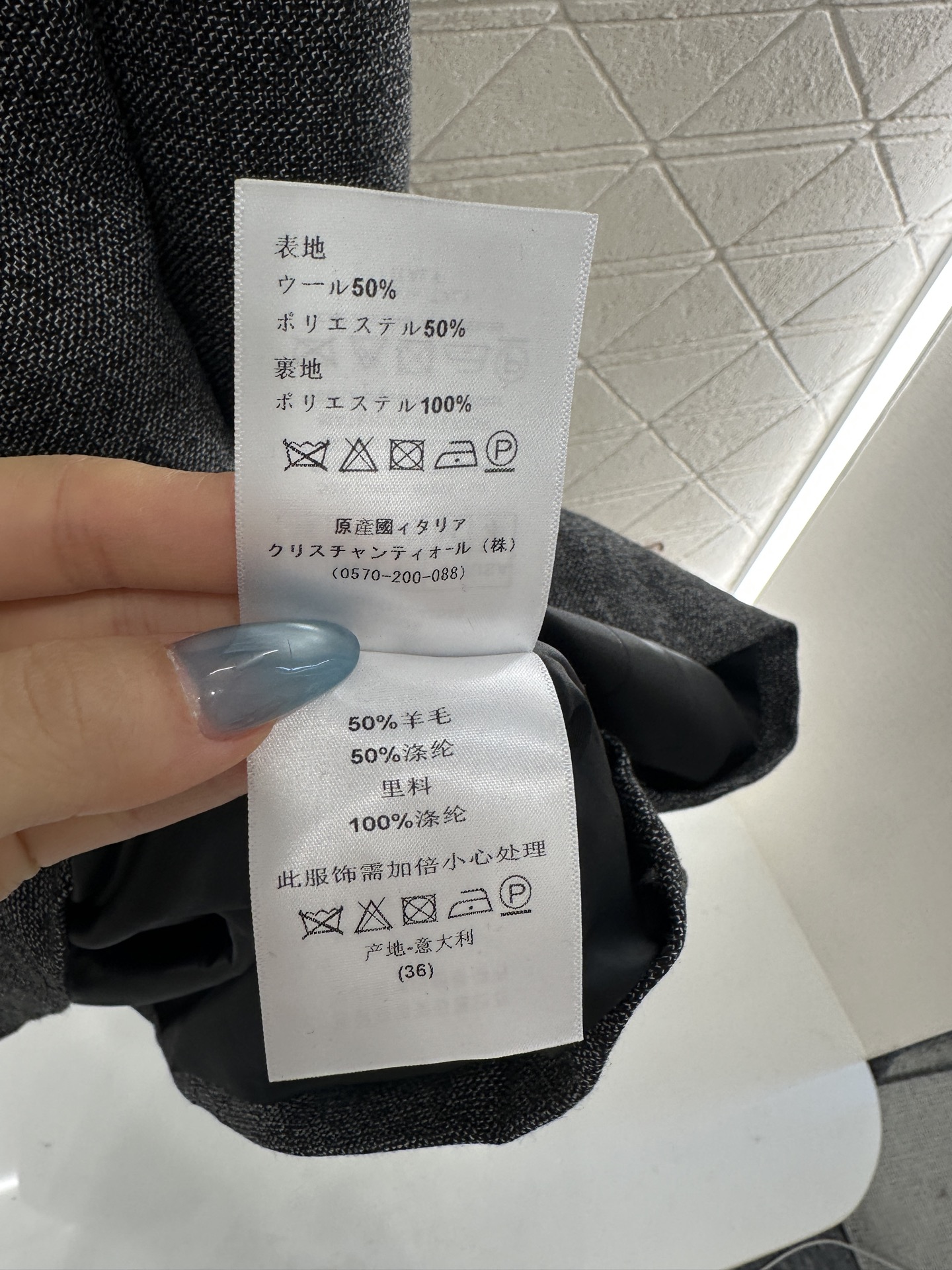 ♥Dio*♥2025新品上架 可拆卸褶皱花边连衣裙定制YB精仿羊毛材质，质感高级，垂顺有型，深浅灰黑两色