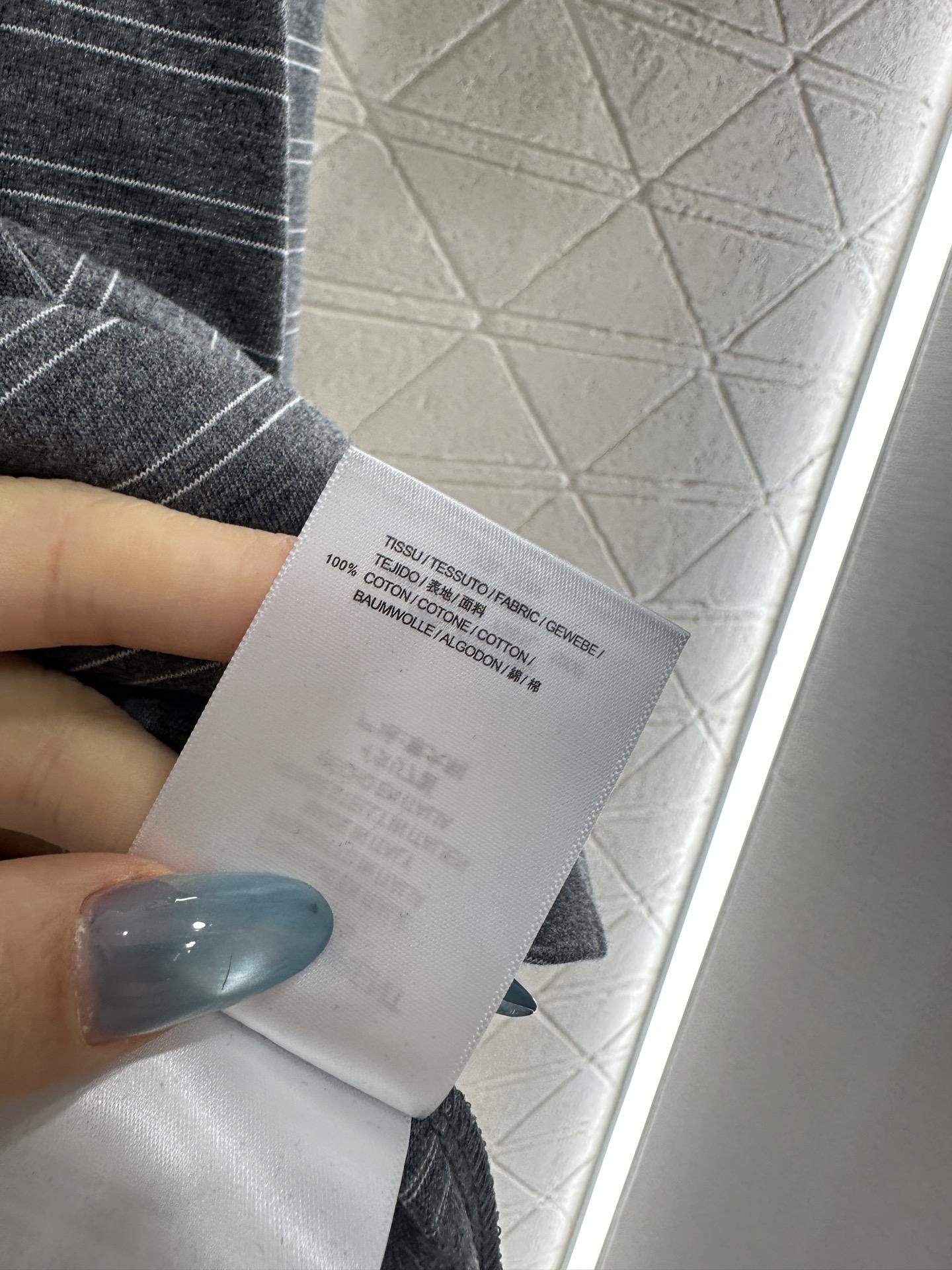 ♥Sanit lauren*♥2025新品上架 廓形条纹长袖定制YB斜纹全棉材质，质感光泽，弹力十足，圆