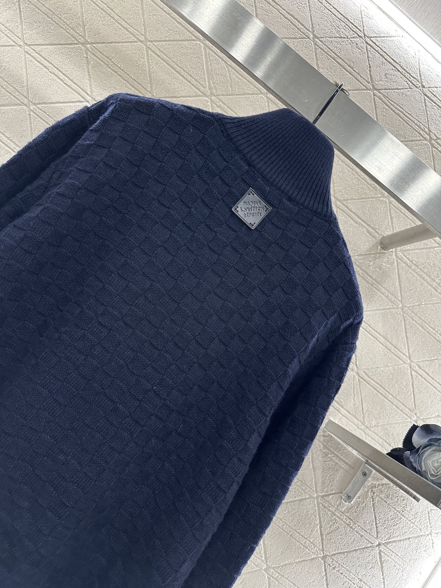 ♥Louis vuitt*♥2025新品上架 高领拉链针织套头毛衣定制YB羊绒羊毛纱线织造，质感高级，舒