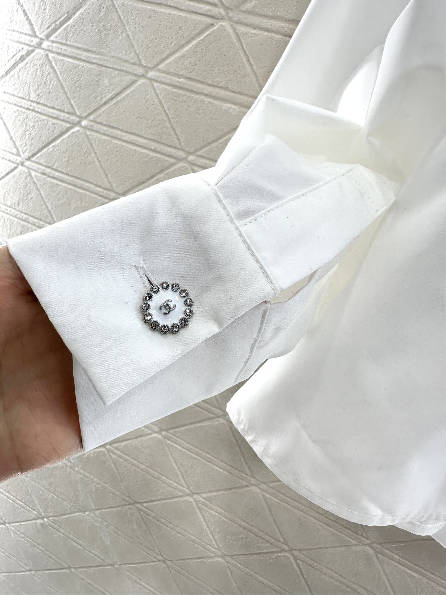 ♥Chane*♥2025新品上架 飘带系带衬衫长裤套装定制YB斜纹全棉材质，质感舒适细腻，透气十足，翻领