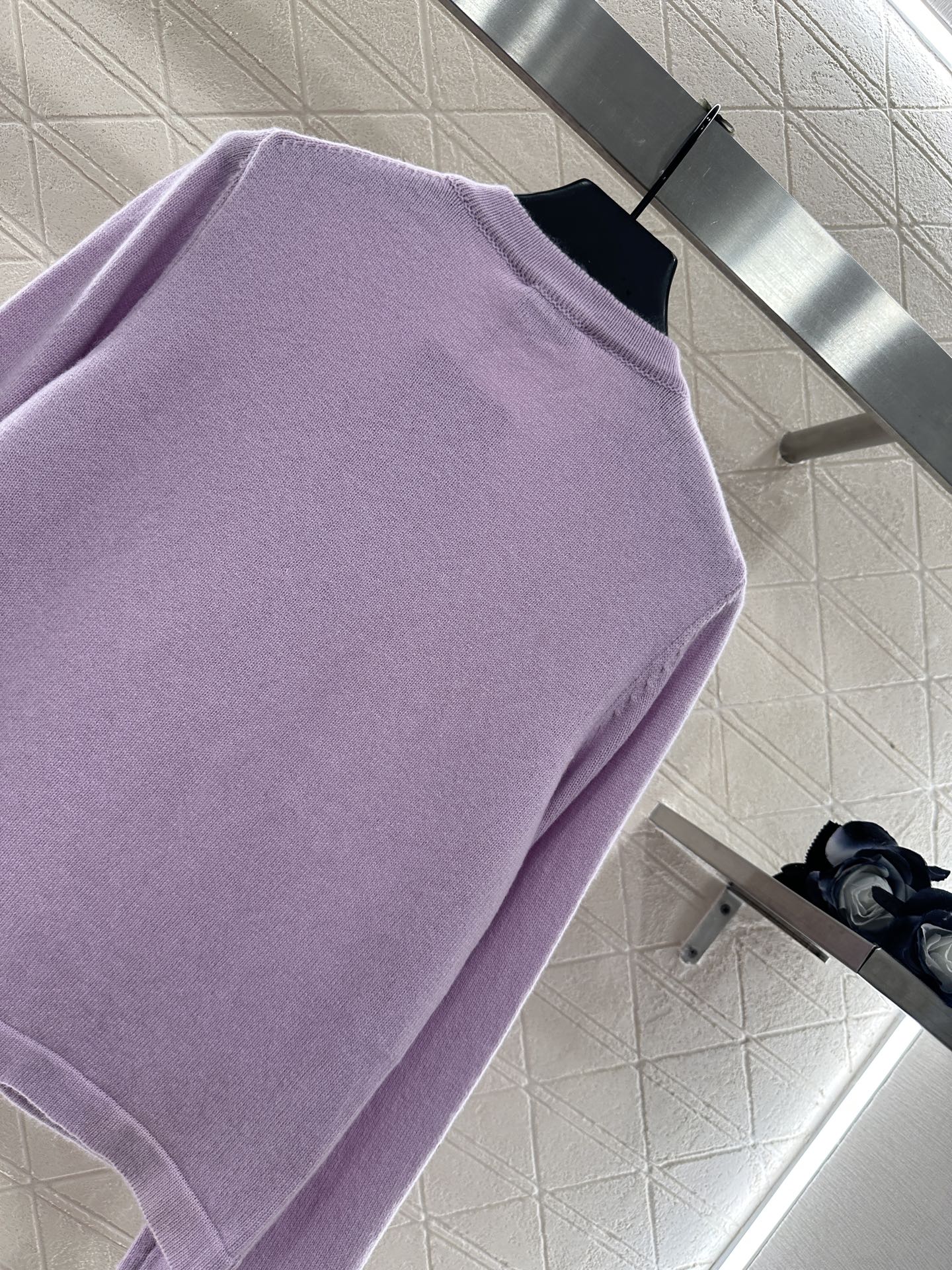 ♥Chane*♥2025新品上架 重工钉珠针织开衫定制YB羊绒纱线织造，密度细针织造，清晰毛感肌理，舒适