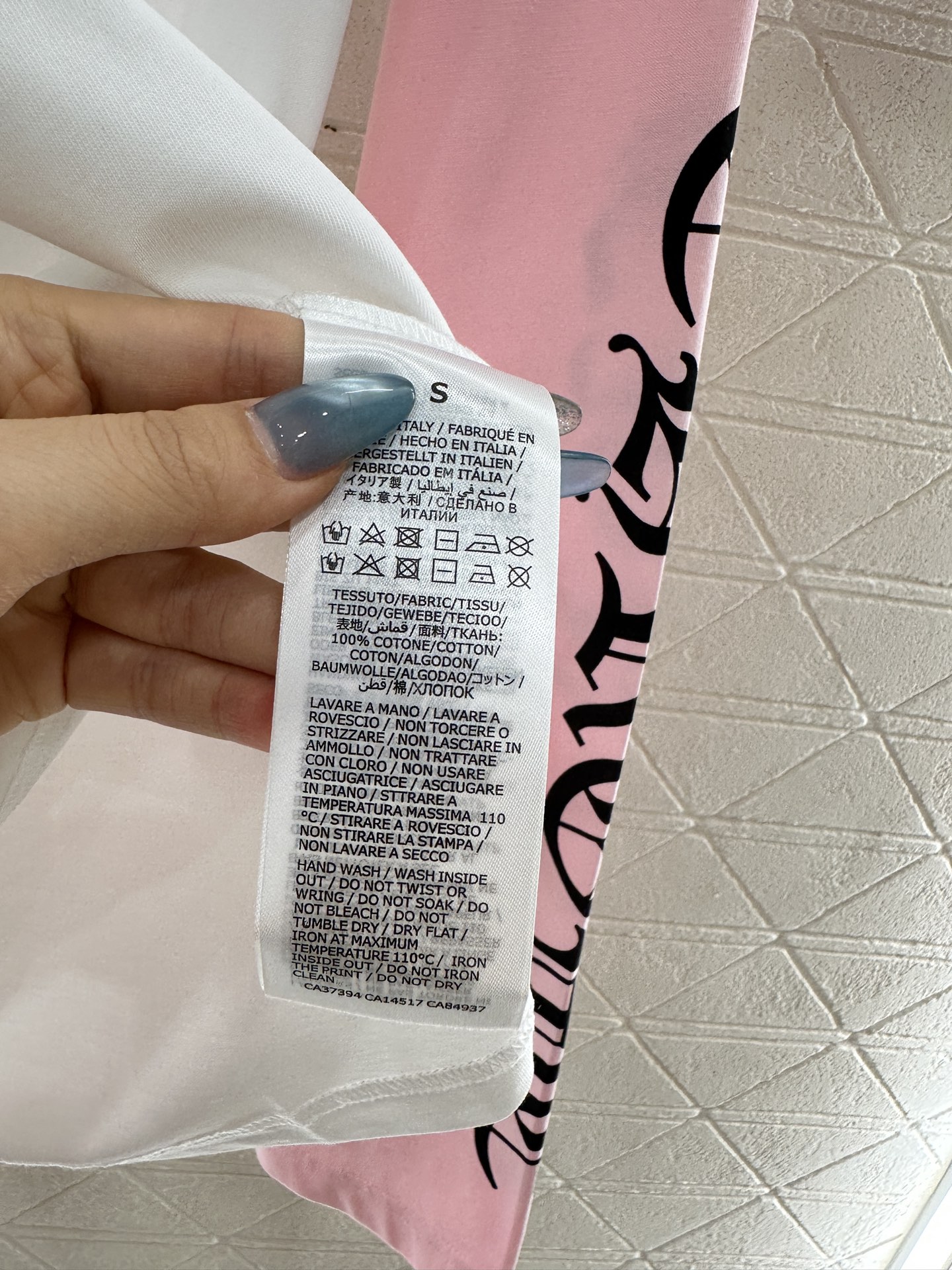 ♥Chrome hear*♥2025新品上架 字母印花撞色插肩长袖上衣定制YB斜纹全棉材质，质感舒适，弹