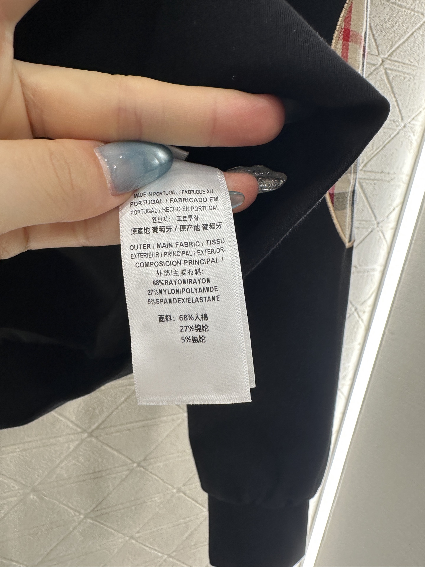 ♥BBR*♥2025新品上架连帽格纹拼接外套长裤套装定制YB进口人棉材质，柔软亲肤，舒适有型，连帽抽绳外