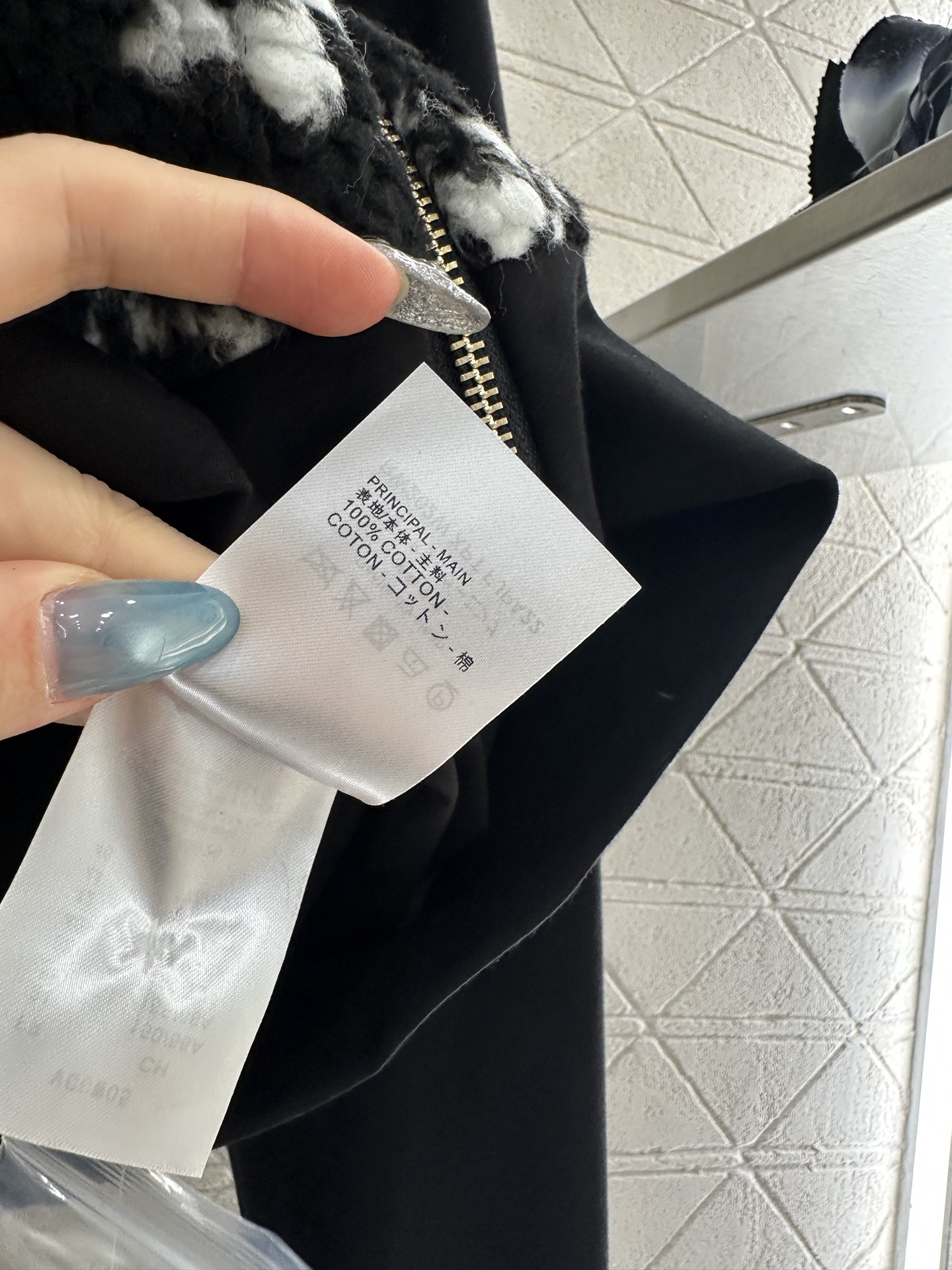 ♥Louis Vuitto*♥2025新品上架 拼接泰迪羊羔毛外套定制YB斜纹空气棉➕羊羔毛材质，柔软亲