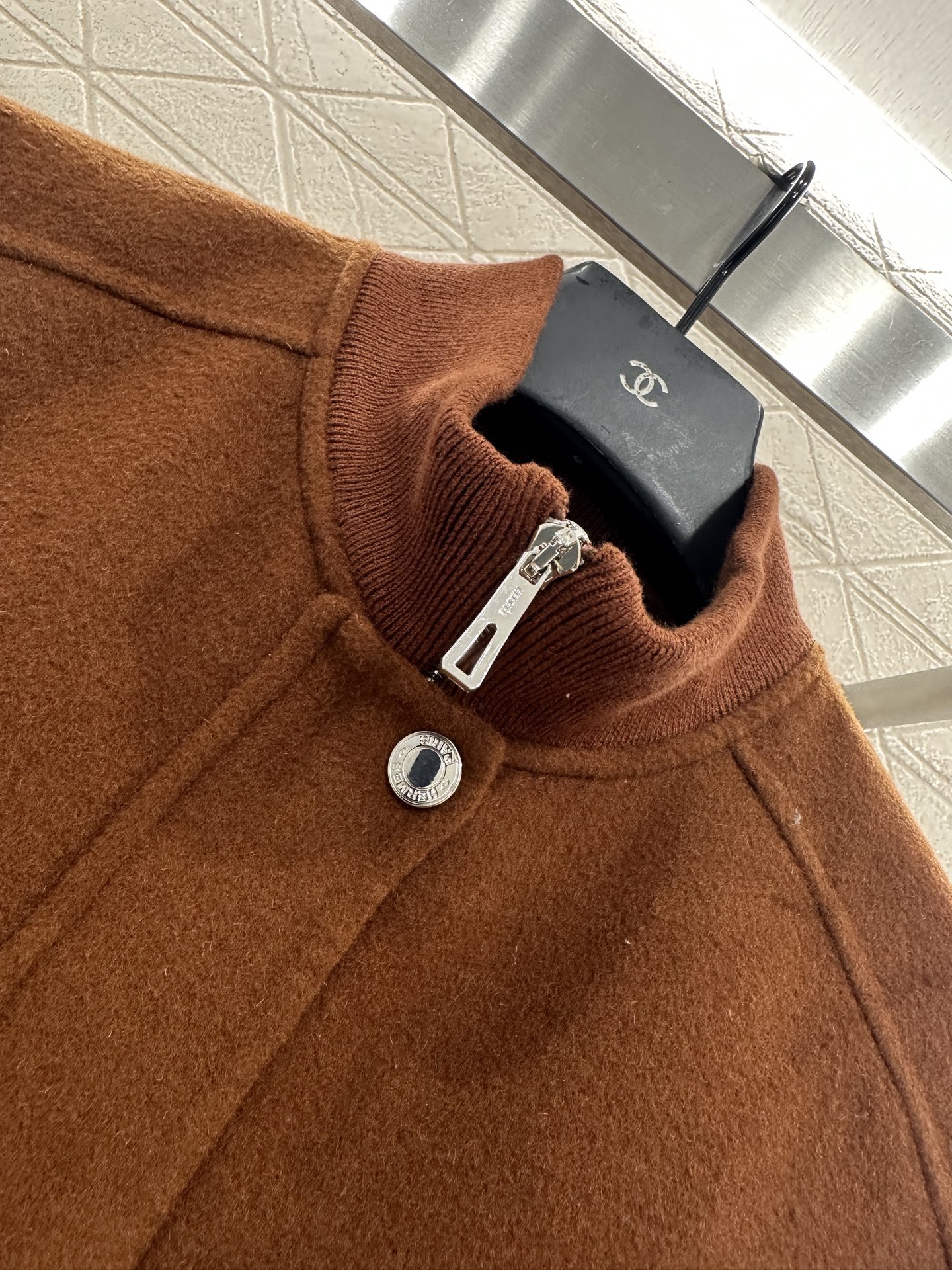 ♥Herme*♥2025新品上架 立领双面尼马甲定制YB百分百羊毛材质，纯手工双面尼制作，细腻亲肤，质感