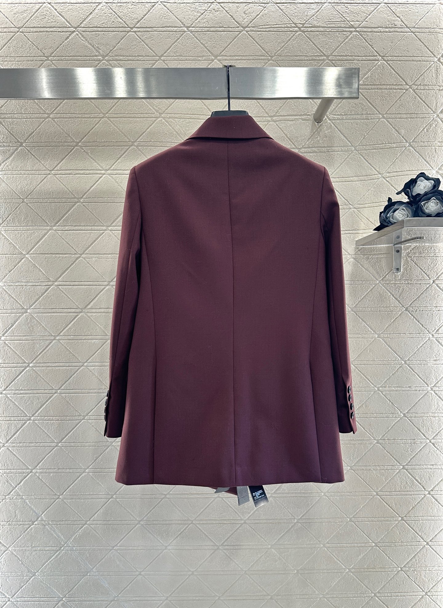 ♥Sanit lauren*♥2025新品上架 正肩双排扣翻领西装定制YB进口百分百丝毛材质，质感光泽高