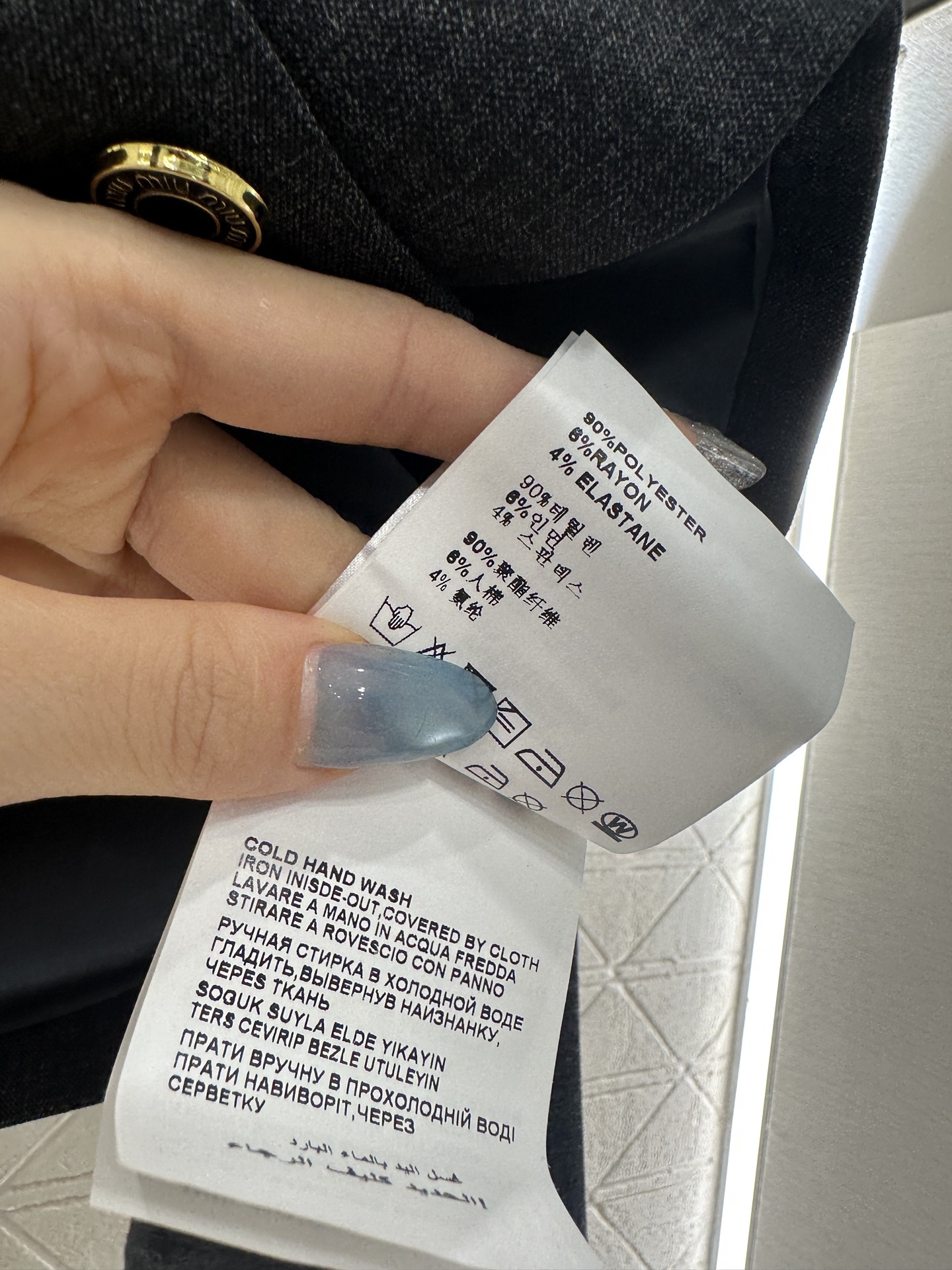 ♥Miumi*♥2025新品上架 圆领双排扣西装长裤套装定制YB进口人棉材质，质感光泽高级，正肩直筒西装