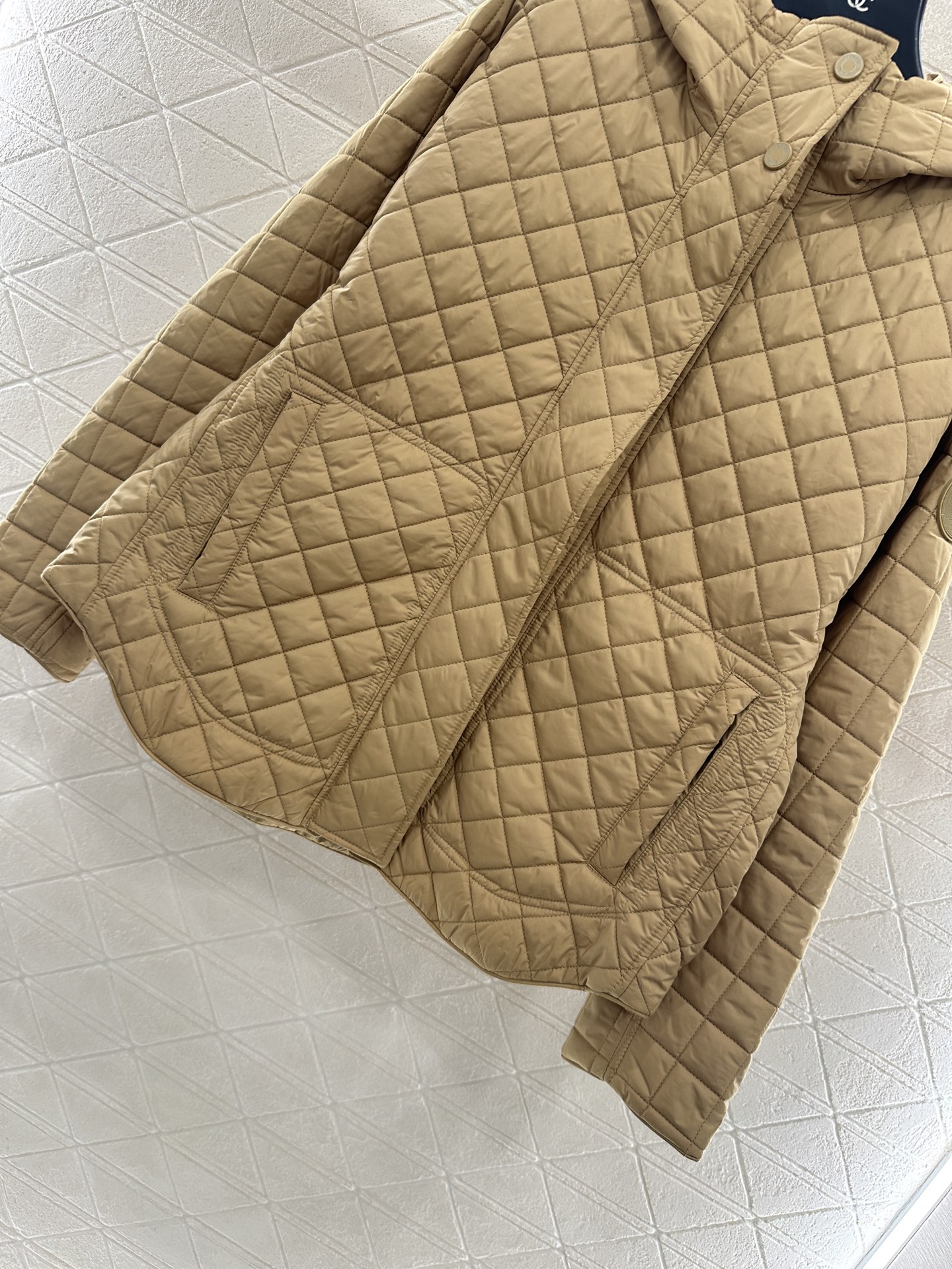 ♥Herme*♥2025新品上架 菱格连帽羽绒棉服定制YB进口防风防水尼龙材质，其工艺还原，升级材质，提