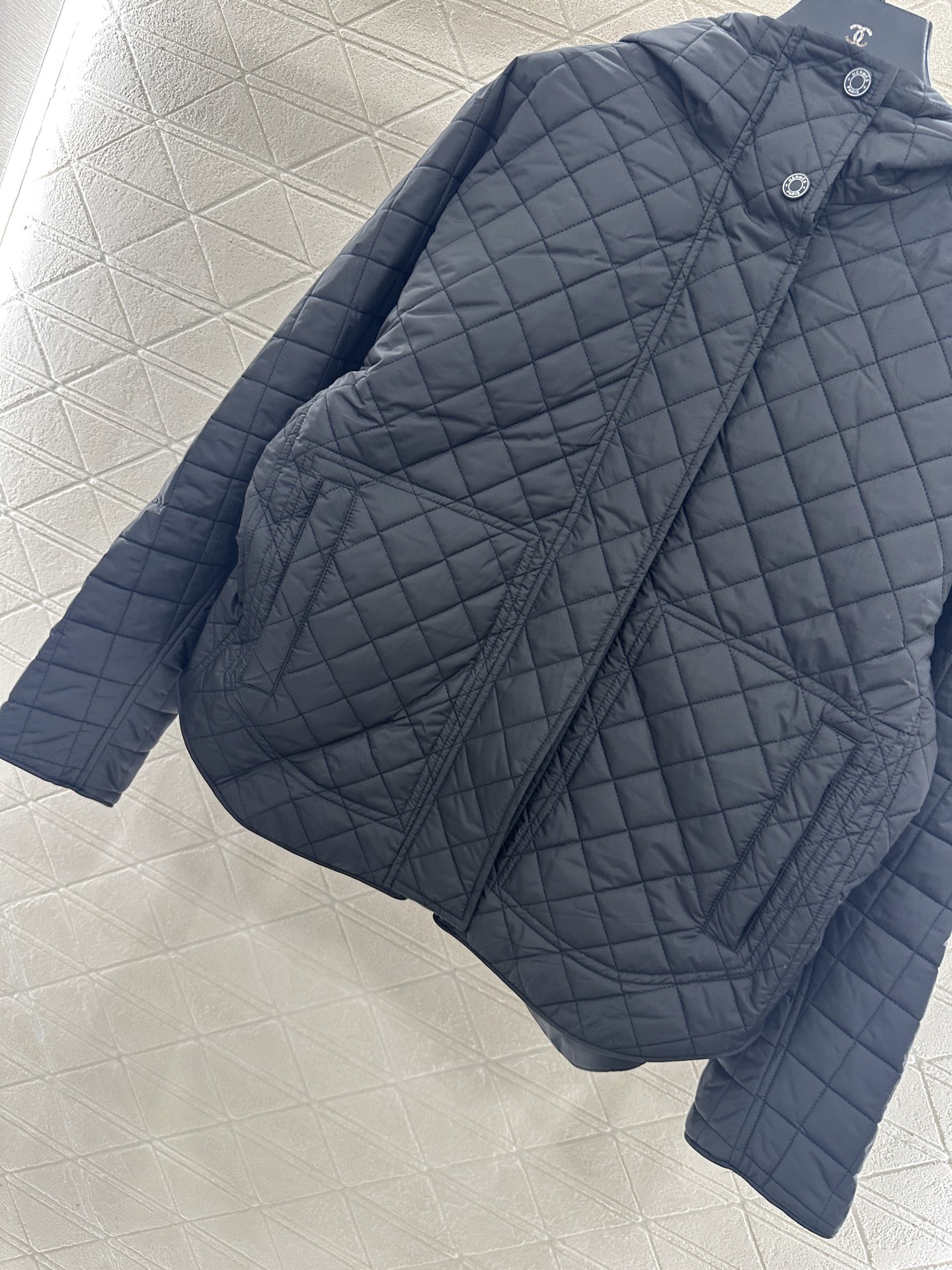 ♥Herme*♥2025新品上架 菱格连帽羽绒棉服定制YB进口防风防水尼龙材质，其工艺还原，升级材质，提