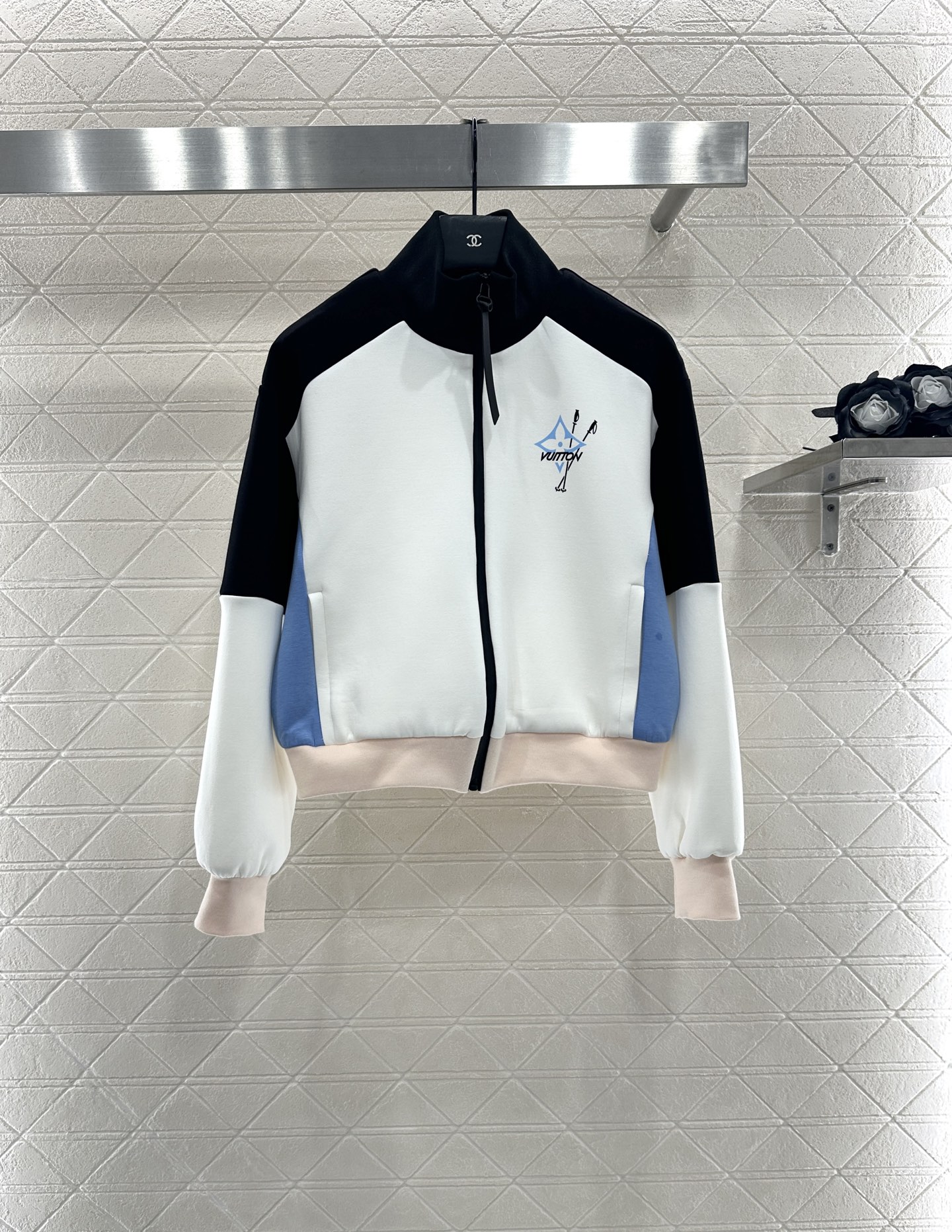 ♥Louis Vuitto*♥2025新品上架 插肩拼色拉链外套长裤套装最新滑雪🎿系列#定制YB空气棉材