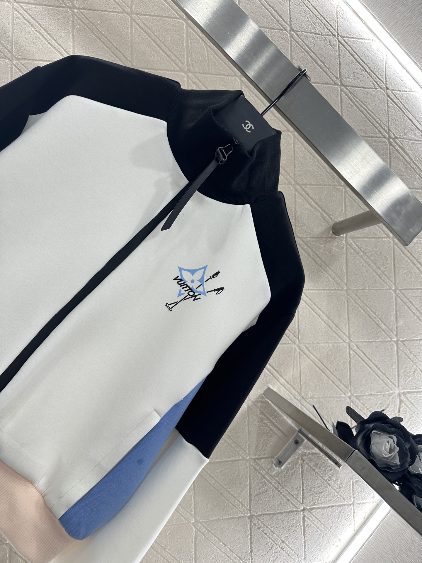 ♥Louis Vuitto*♥2025新品上架 插肩拼色拉链外套长裤套装最新滑雪🎿系列#定制YB空气棉材