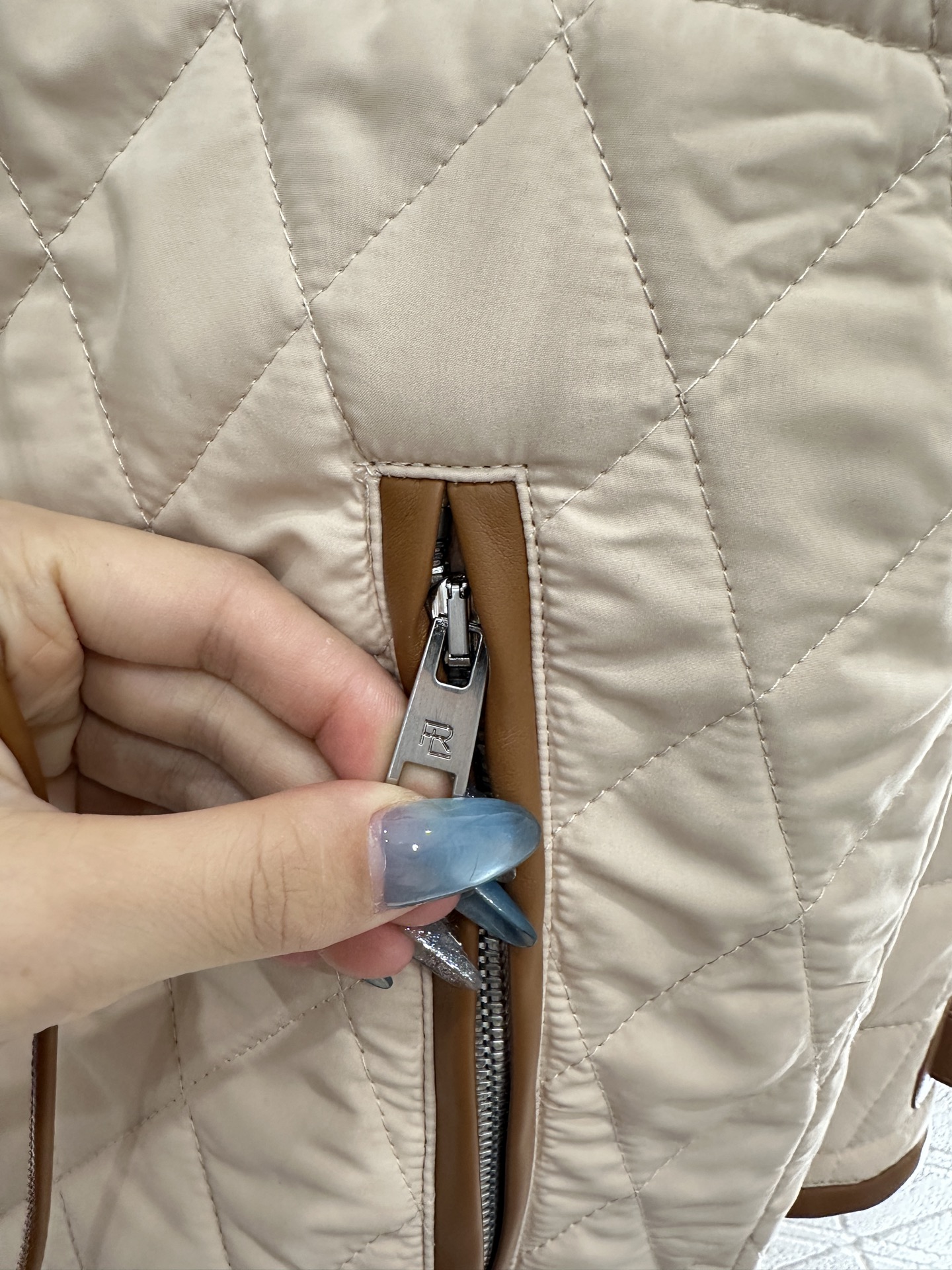 Elegant Quilted Coat with Cord Waist, Designer Inspired, Perfect for Fall 5 i1759069549391 3890 0 4