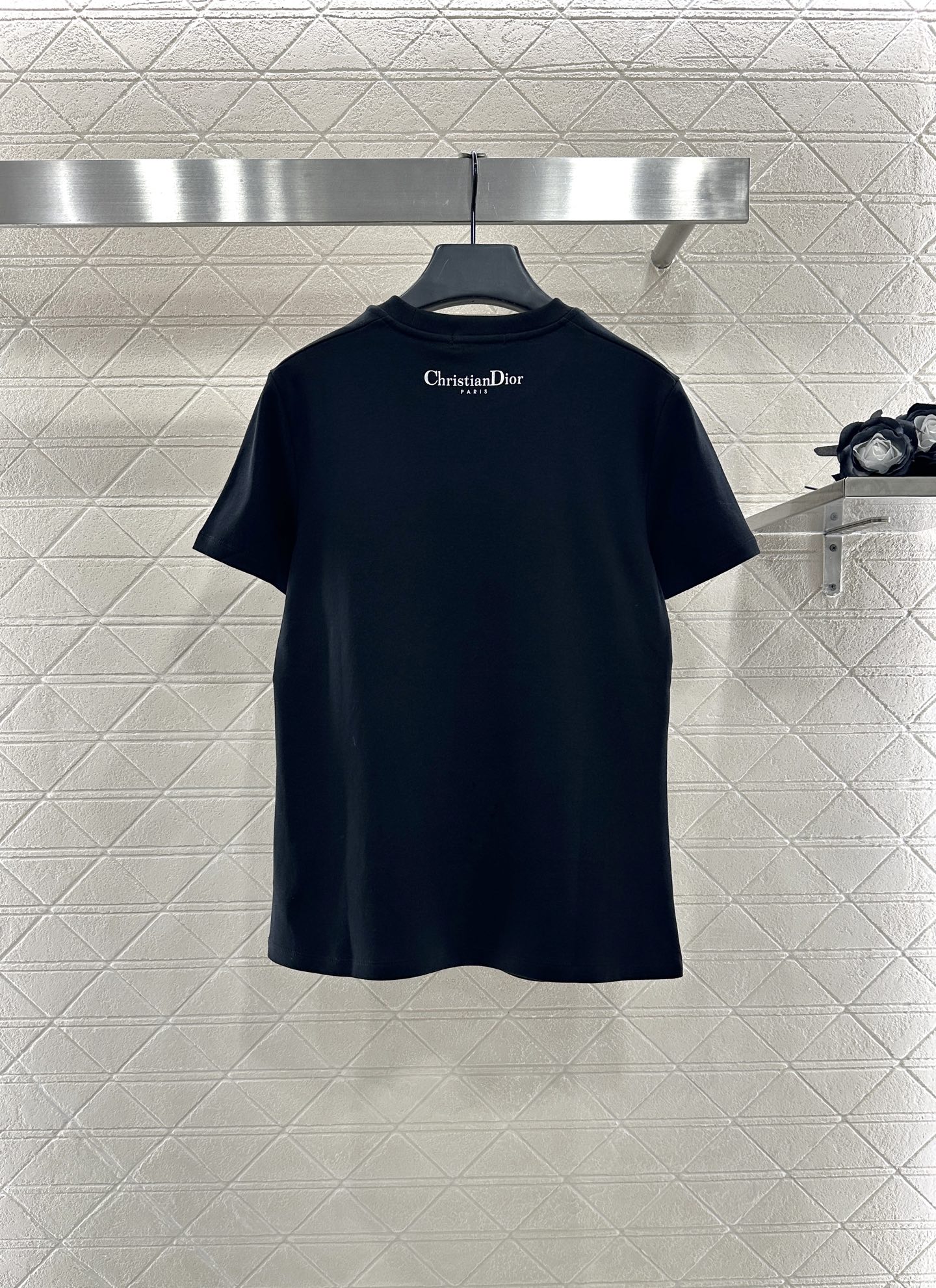 ♥Dio*♥2025新品上架 东方元素印花𝑇𝑒𝑒定制YB原生全棉材质，质感高级，柔软舒适，常规短袖T恤裁