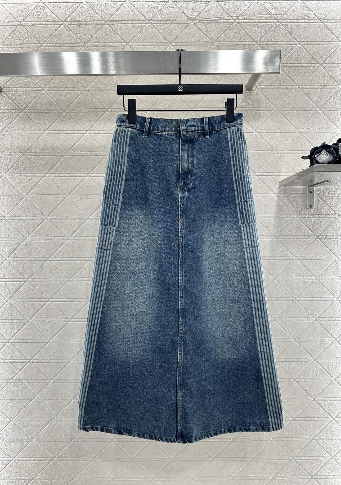 ♥Dio*♥2025新品上架毛绒翻领牛仔外套半裙套装定制YB斜纹全棉牛仔材质，水洗做旧复古蓝➕碳灰黑色可