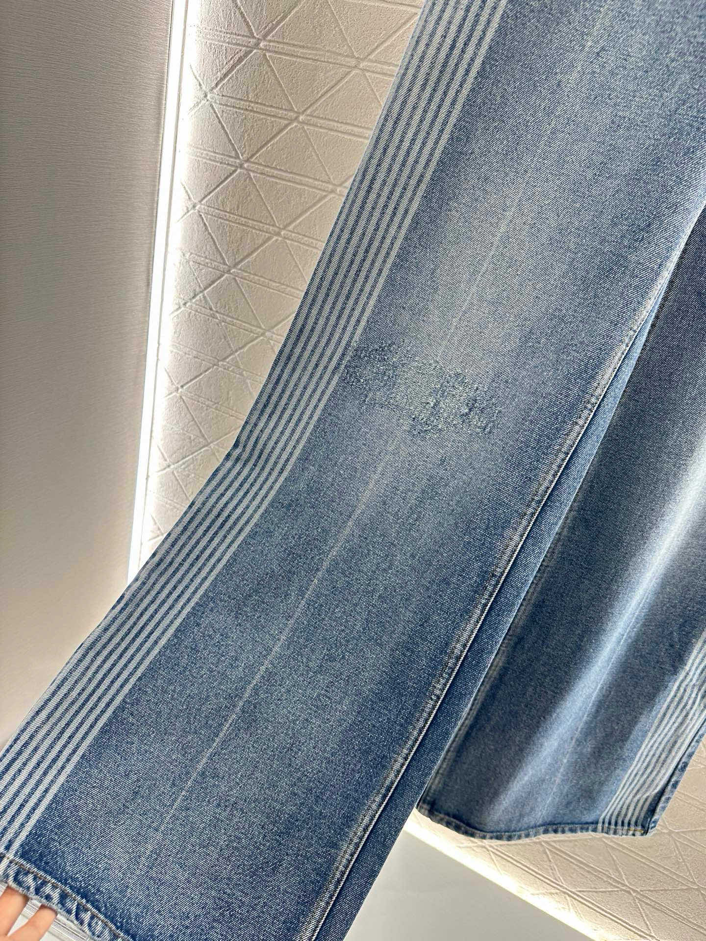 ♥Dio*♥2025新品上架棒球牛仔外套织带长裤套装定制YB斜纹全棉牛仔材质，水洗做旧复古蓝，棒球款式牛