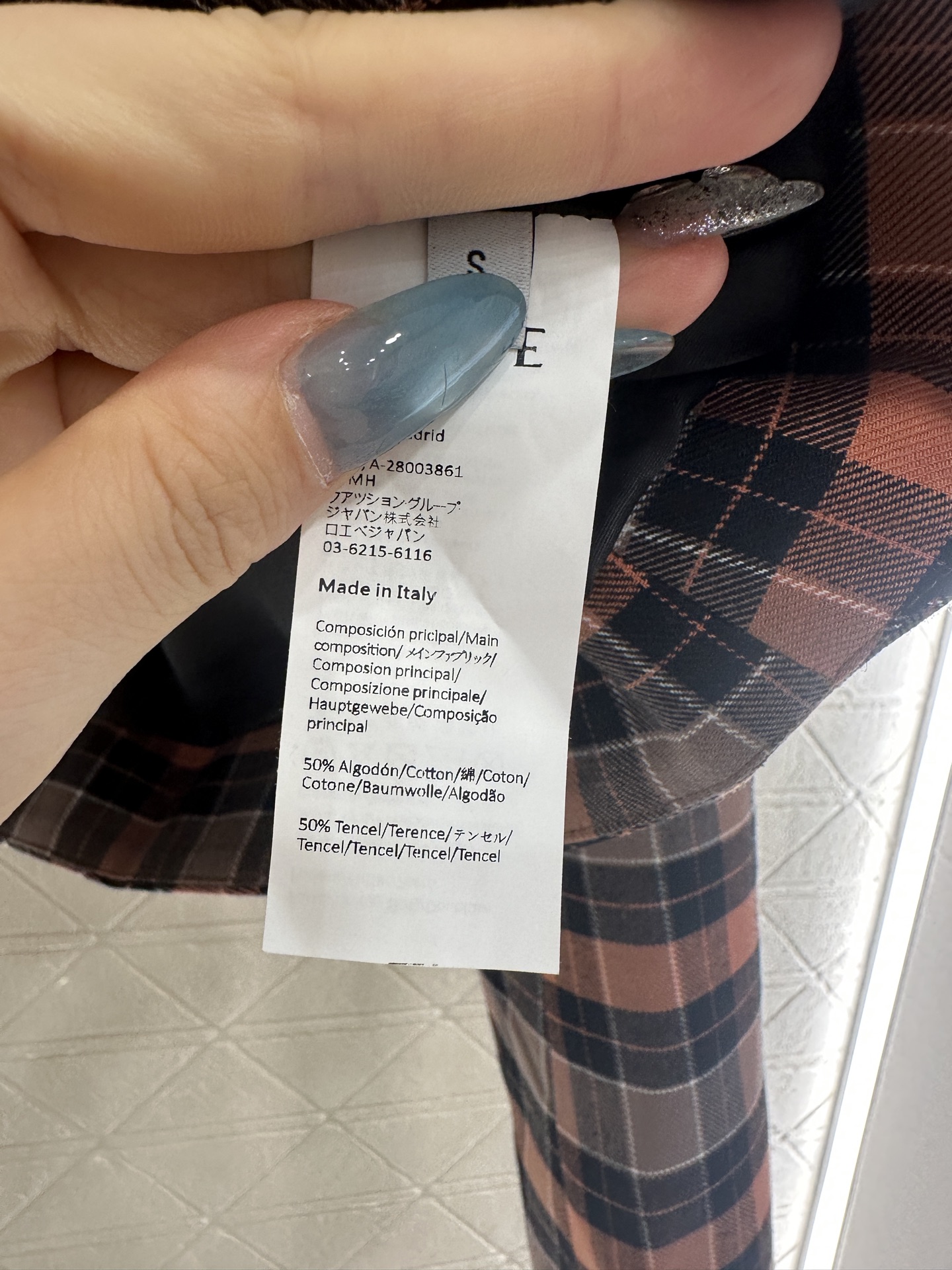 ♥Loew*♥2025新品上架 格纹拉链外套半裙套装定制YB进口棉毛材质，质感光泽，垂顺有型，翻领外套半