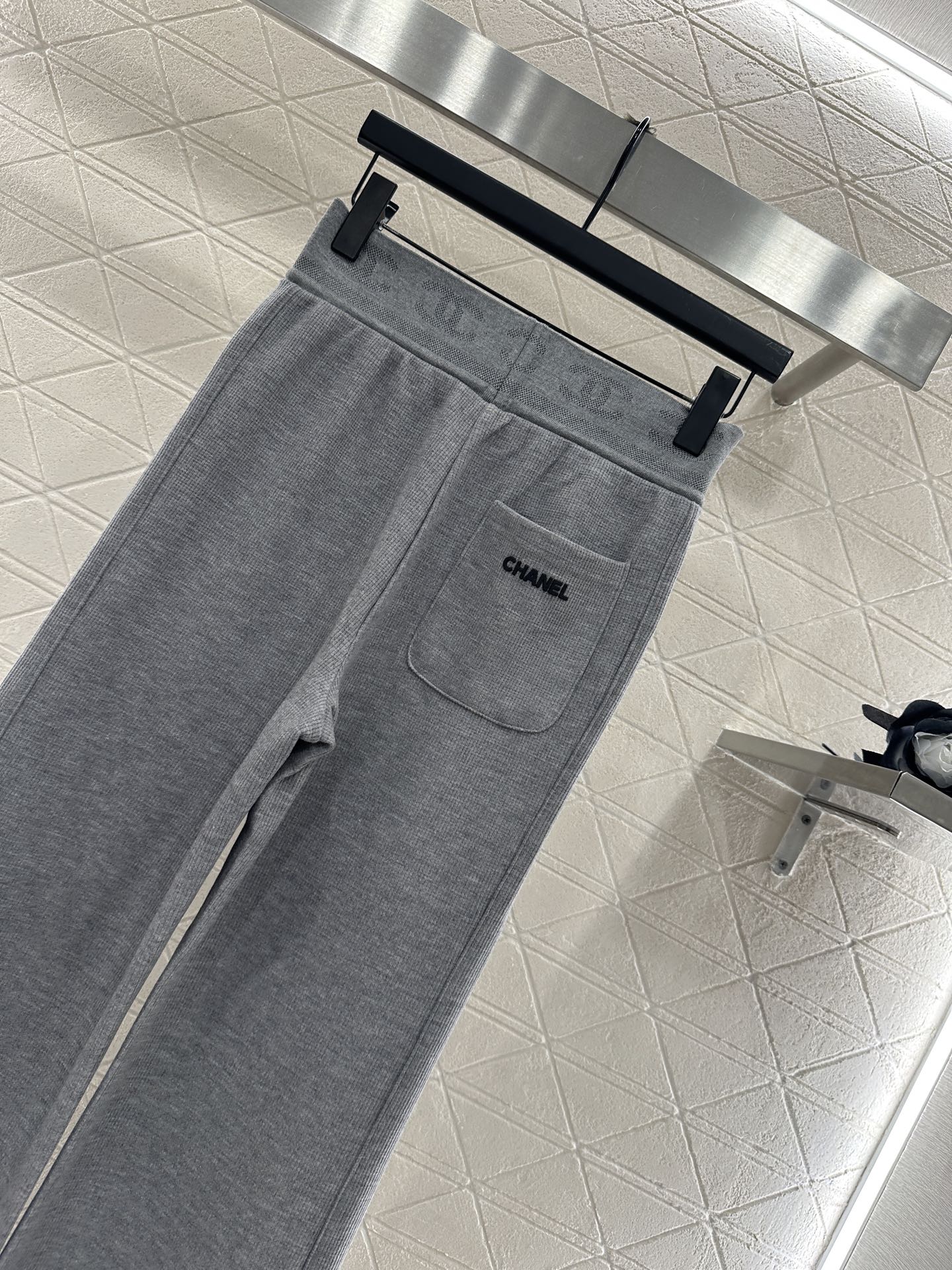 ♥Chane*♥2025新品上架 抽绳阔腿长裤定制YB进口人棉材质，适合秋季厚度，舒适好穿，抽绳阔腿直筒