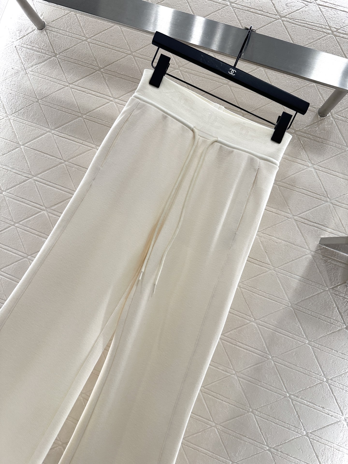 ♥Chane*♥2025新品上架 抽绳阔腿长裤定制YB进口人棉材质，适合秋季厚度，舒适好穿，抽绳阔腿直筒