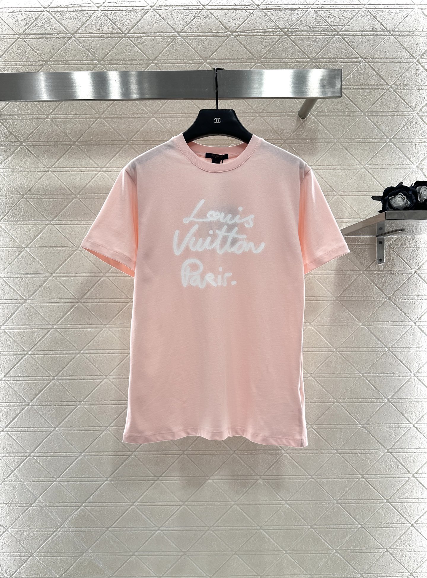 ♥Louis Vuitto*♥2025新品上架 圆领印花𝑇𝑒𝑒定制YB丝光全棉材质，透气舒适，质感十足，