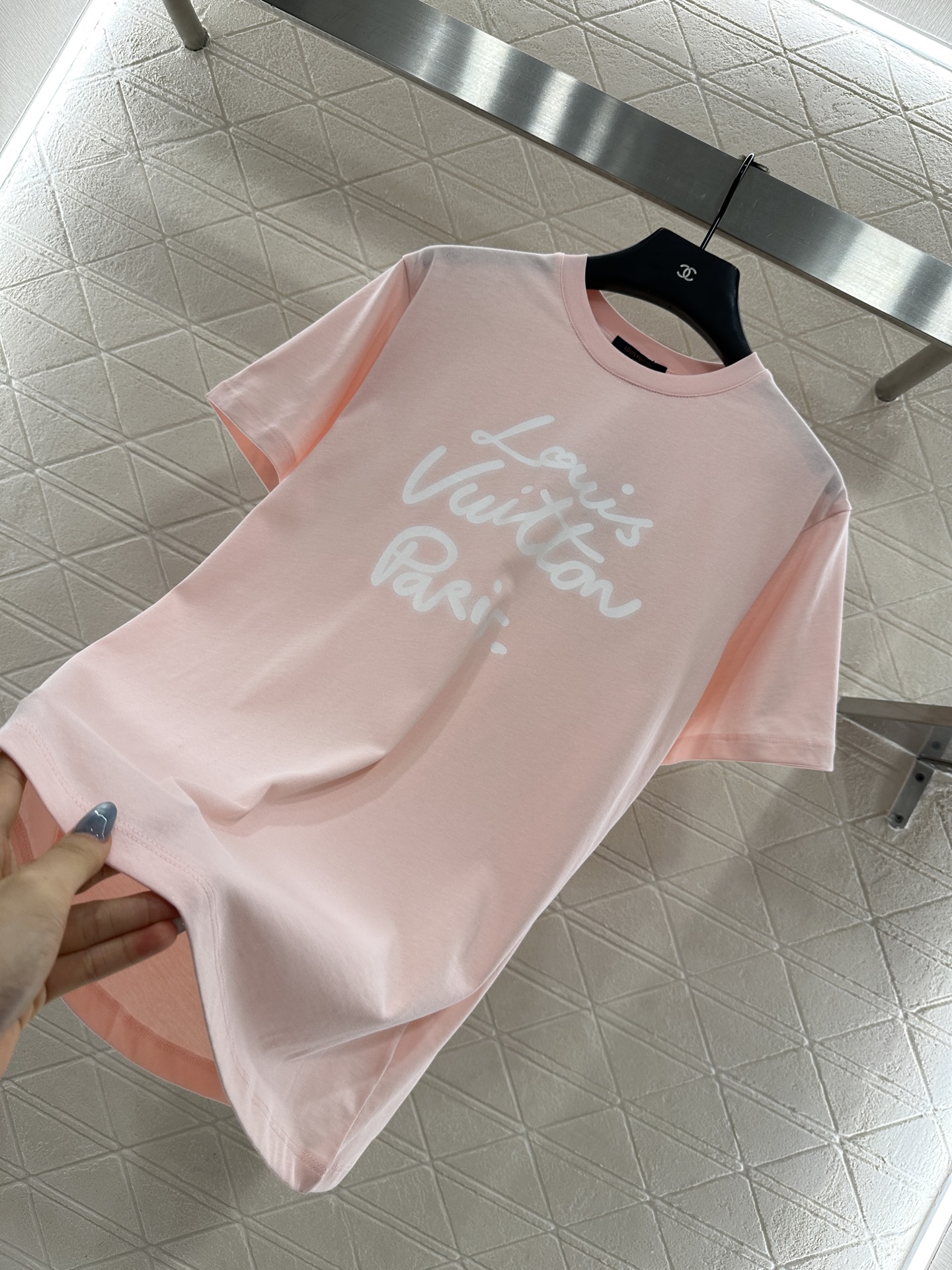 ♥Louis Vuitto*♥2025新品上架 圆领印花𝑇𝑒𝑒定制YB丝光全棉材质，透气舒适，质感十足，