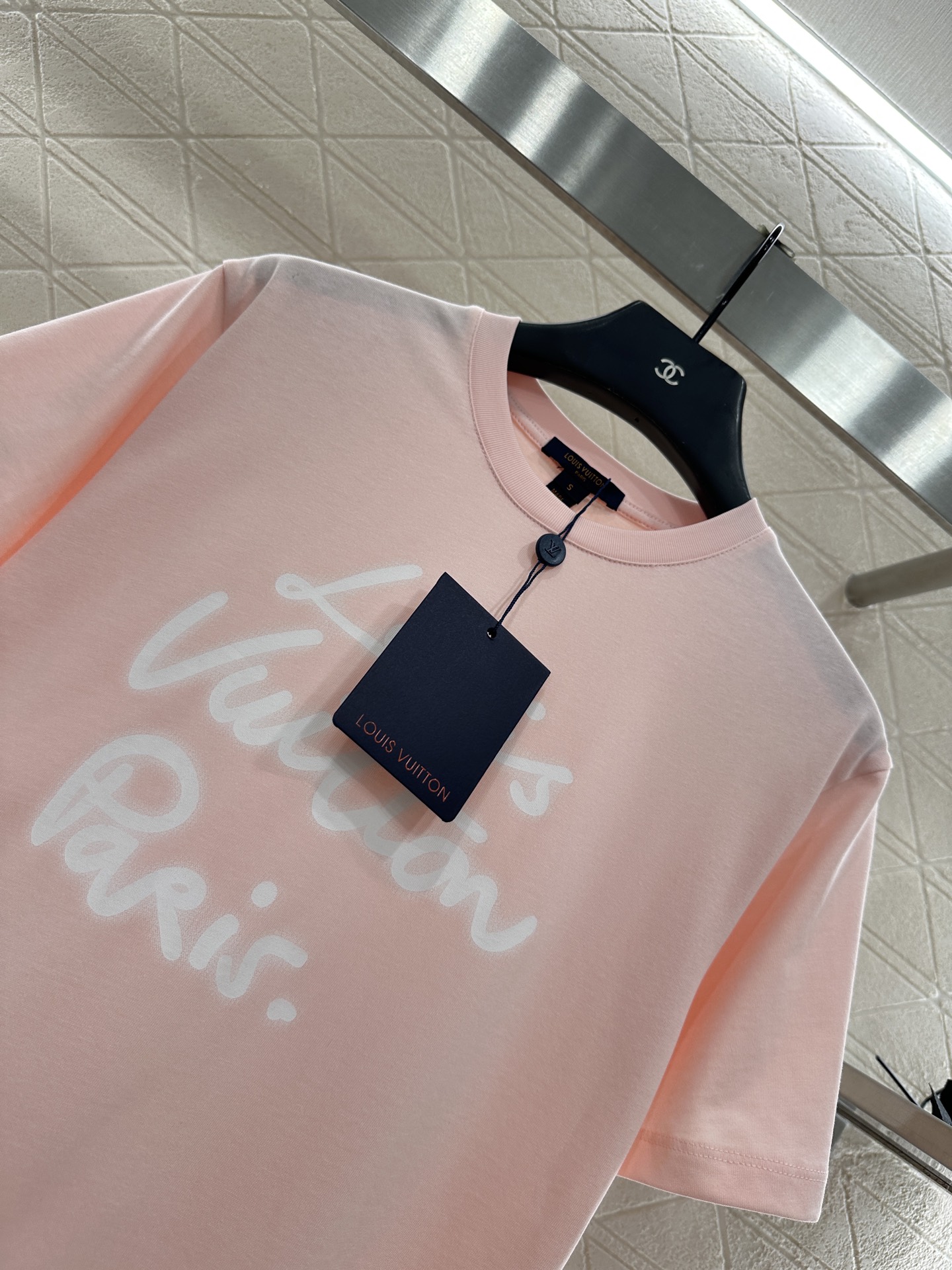 ♥Louis Vuitto*♥2025新品上架 圆领印花𝑇𝑒𝑒定制YB丝光全棉材质，透气舒适，质感十足，