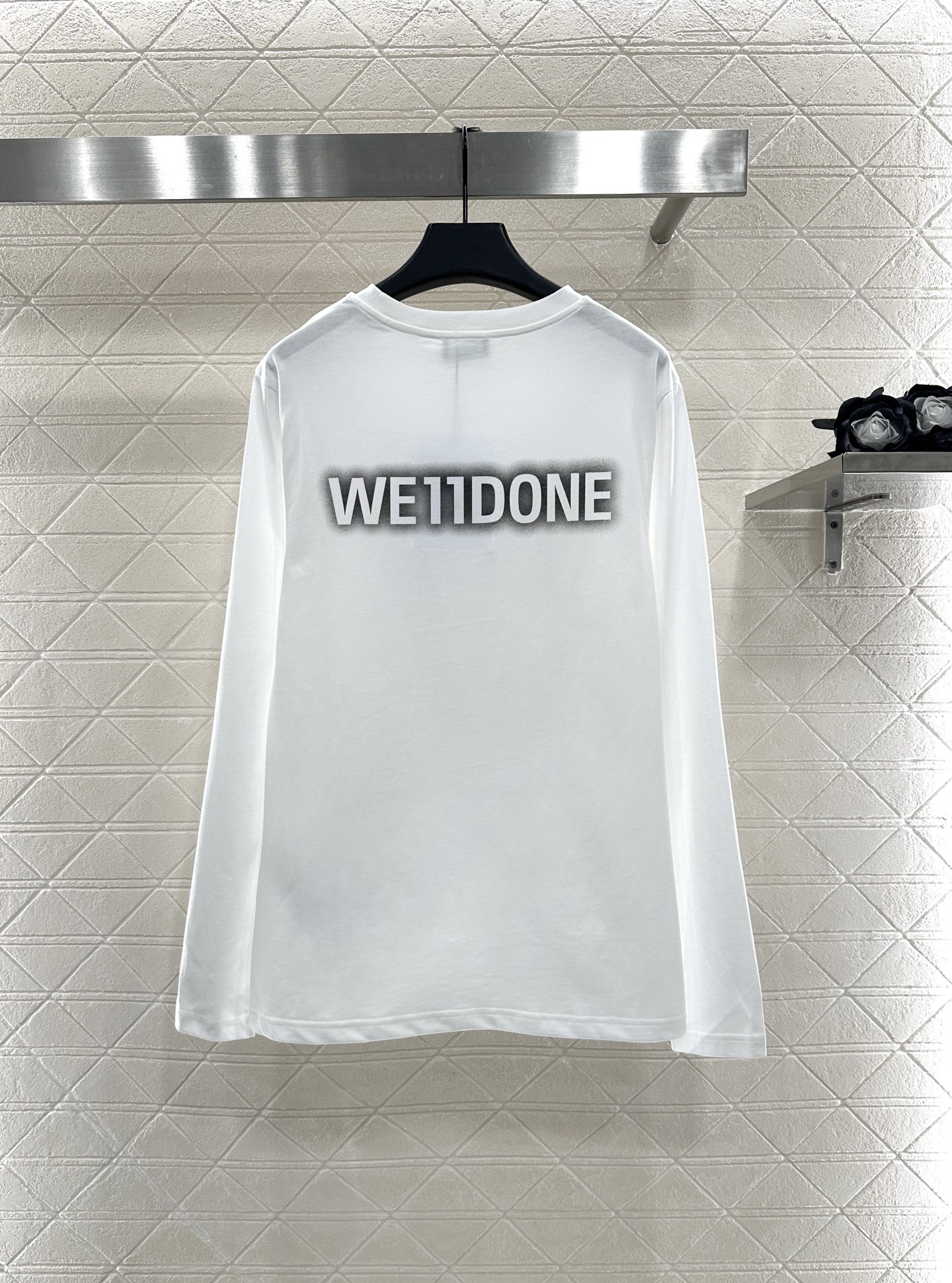 ♥We11don*♥2025新品上架 圆领小熊印花长袖上衣定制YB斜纹全棉材质，质感细腻，穿搭舒适弹力，