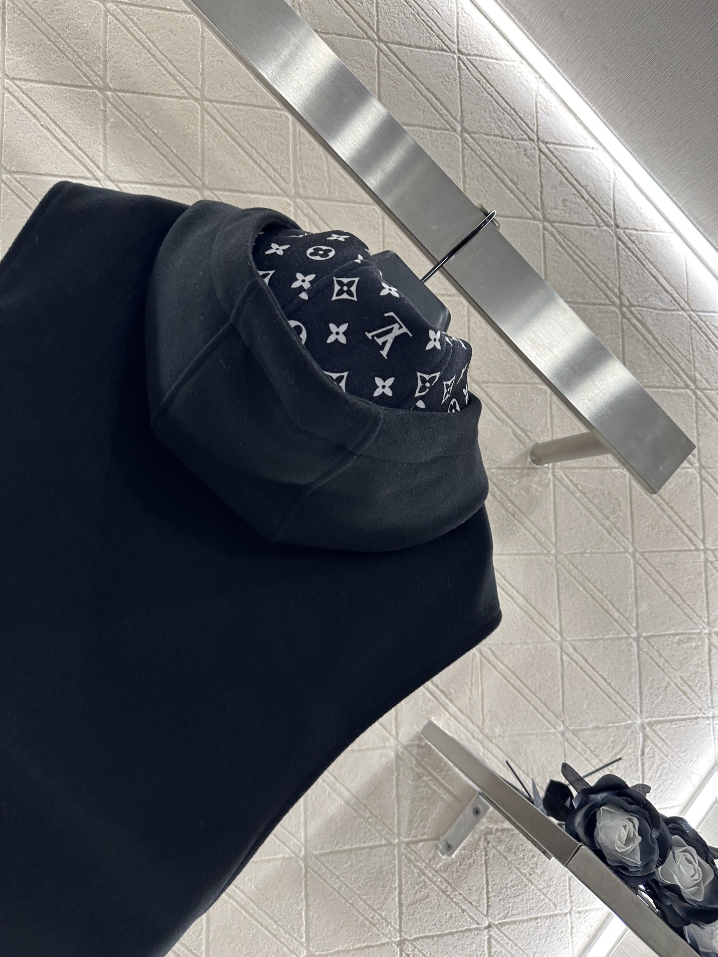 ♥Louis Vuitto*♥2025新品上架 连帽印花毛呢坎肩马甲定制YB进口羊毛呢材质，工艺印花处理