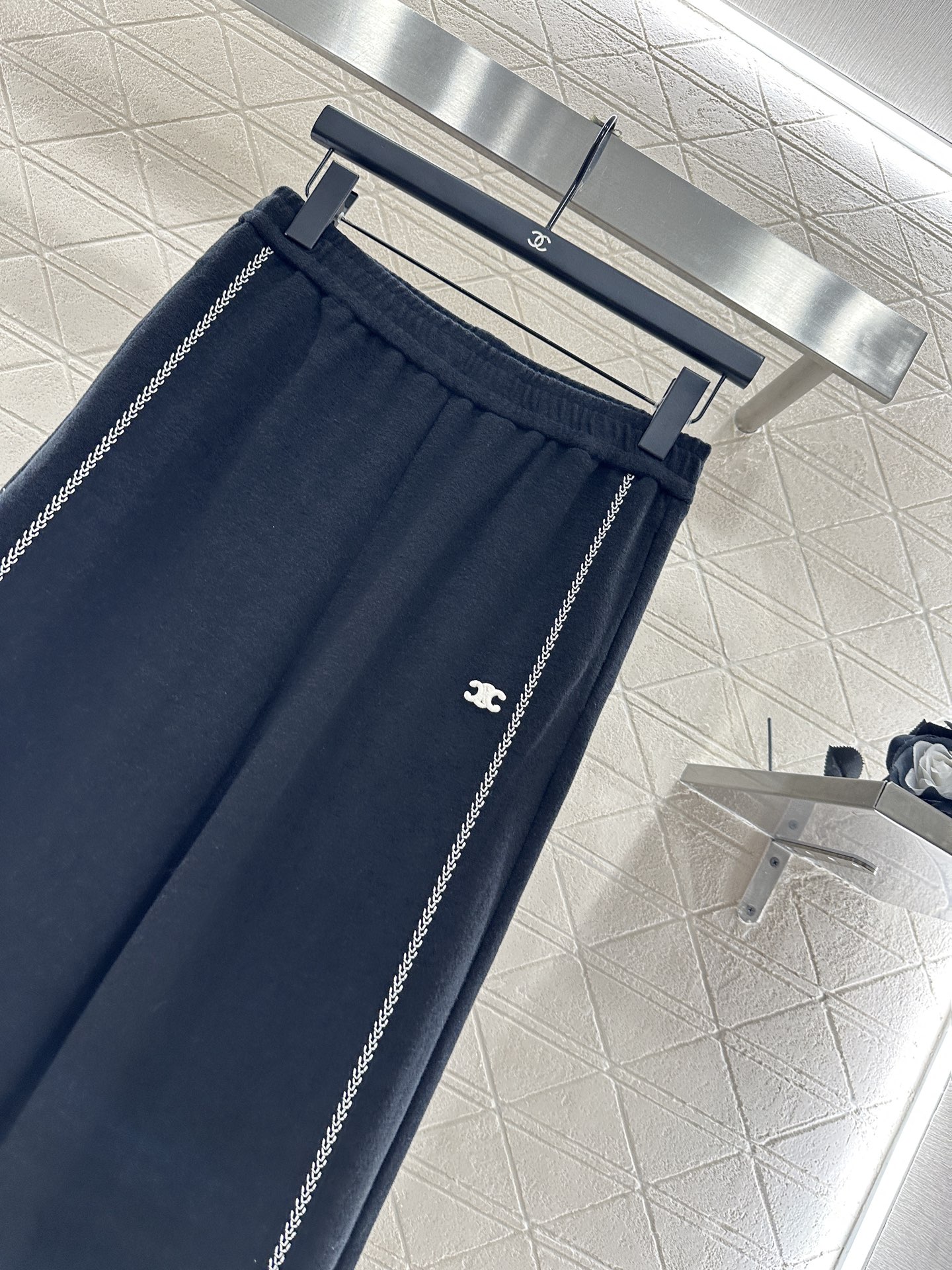 ♥Celin*♥2025新品上架半开襟翻领套头卫衣长裤套装定制YB斜纹全棉材质，舒适透气，挺括有型，高立