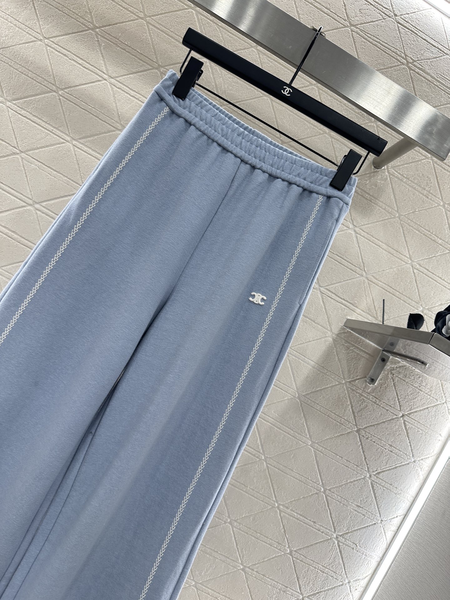 ♥Celin*♥2025新品上架半开襟翻领套头卫衣长裤套装定制YB斜纹全棉材质，舒适透气，挺括有型，高立