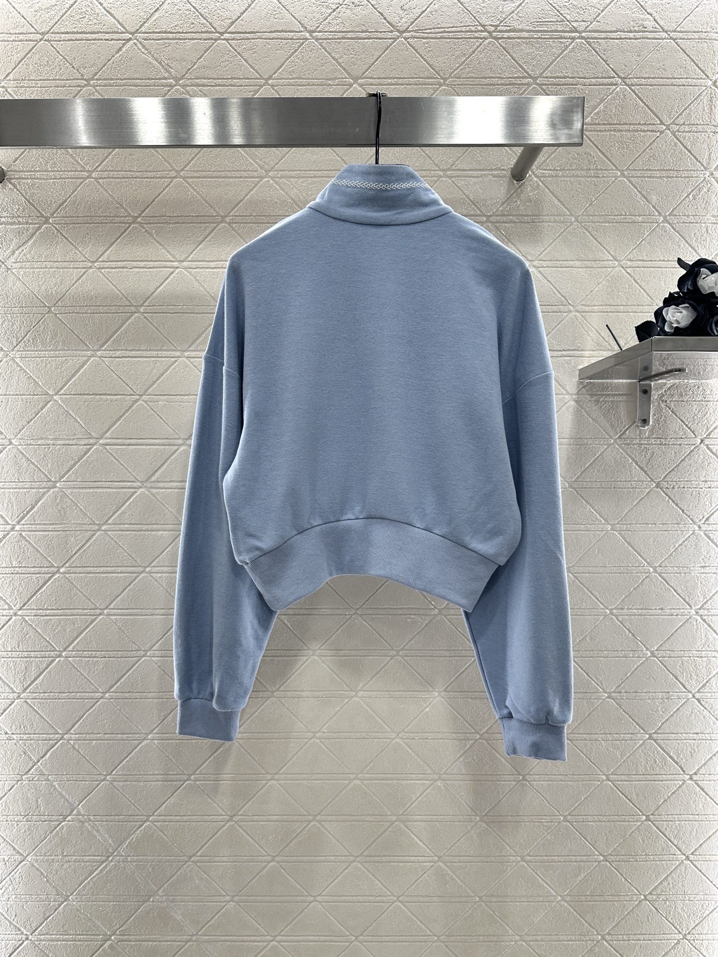 ♥Celin*♥2025新品上架半开襟翻领套头卫衣长裤套装定制YB斜纹全棉材质，舒适透气，挺括有型，高立